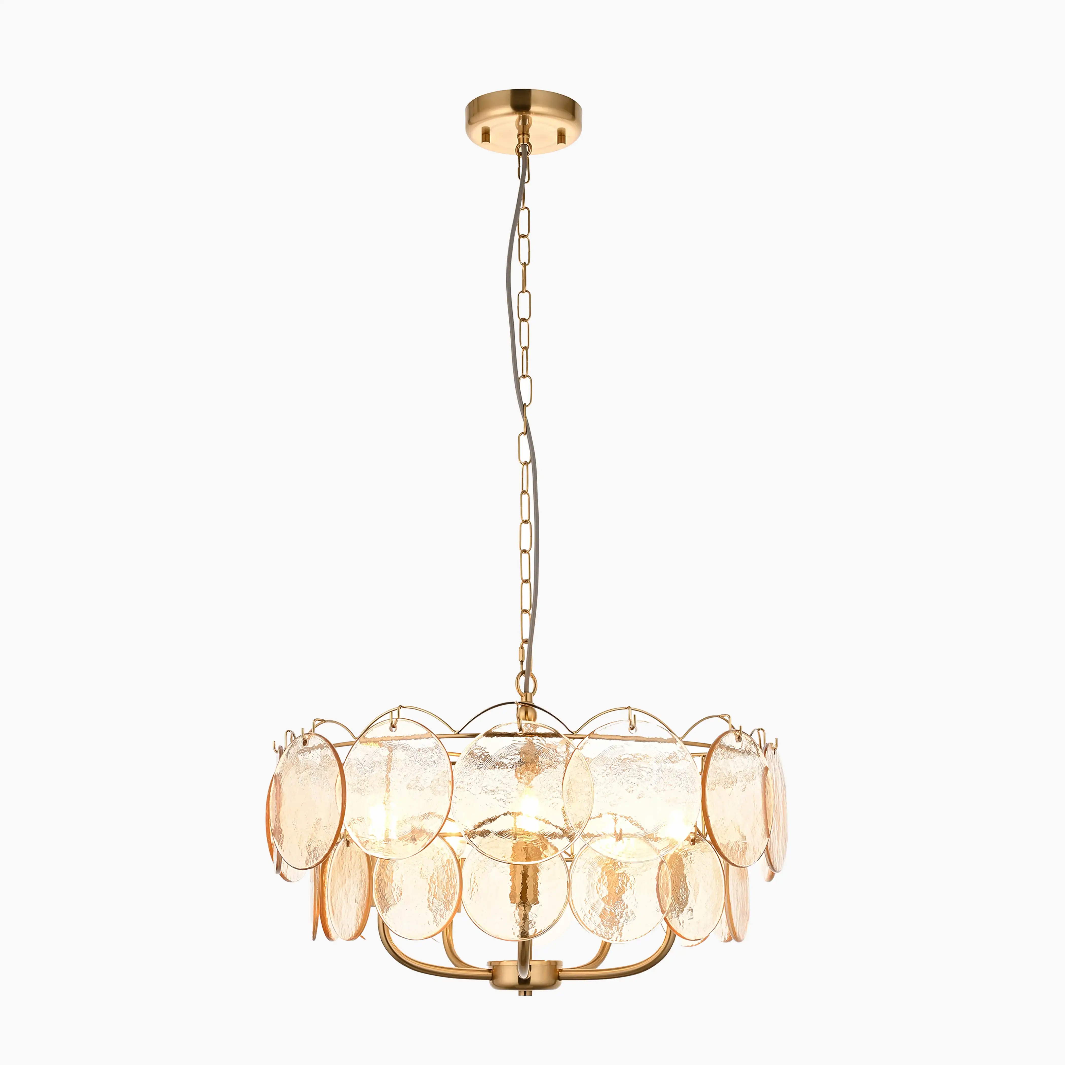 Lenora 5 Light Pendant Light | Brass - Image 3