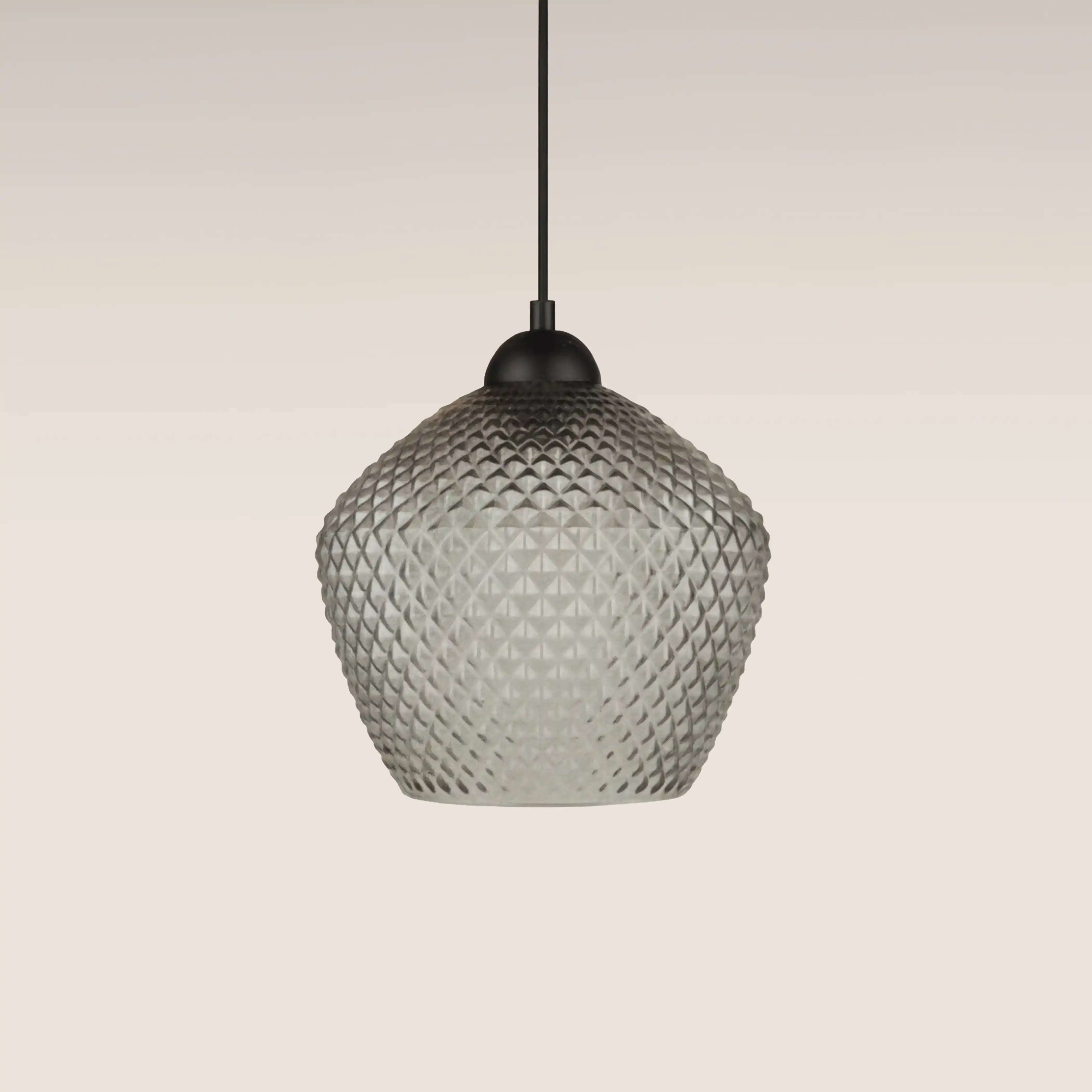 Liana Pendant Light | Smokey Grey & Black - Image 3