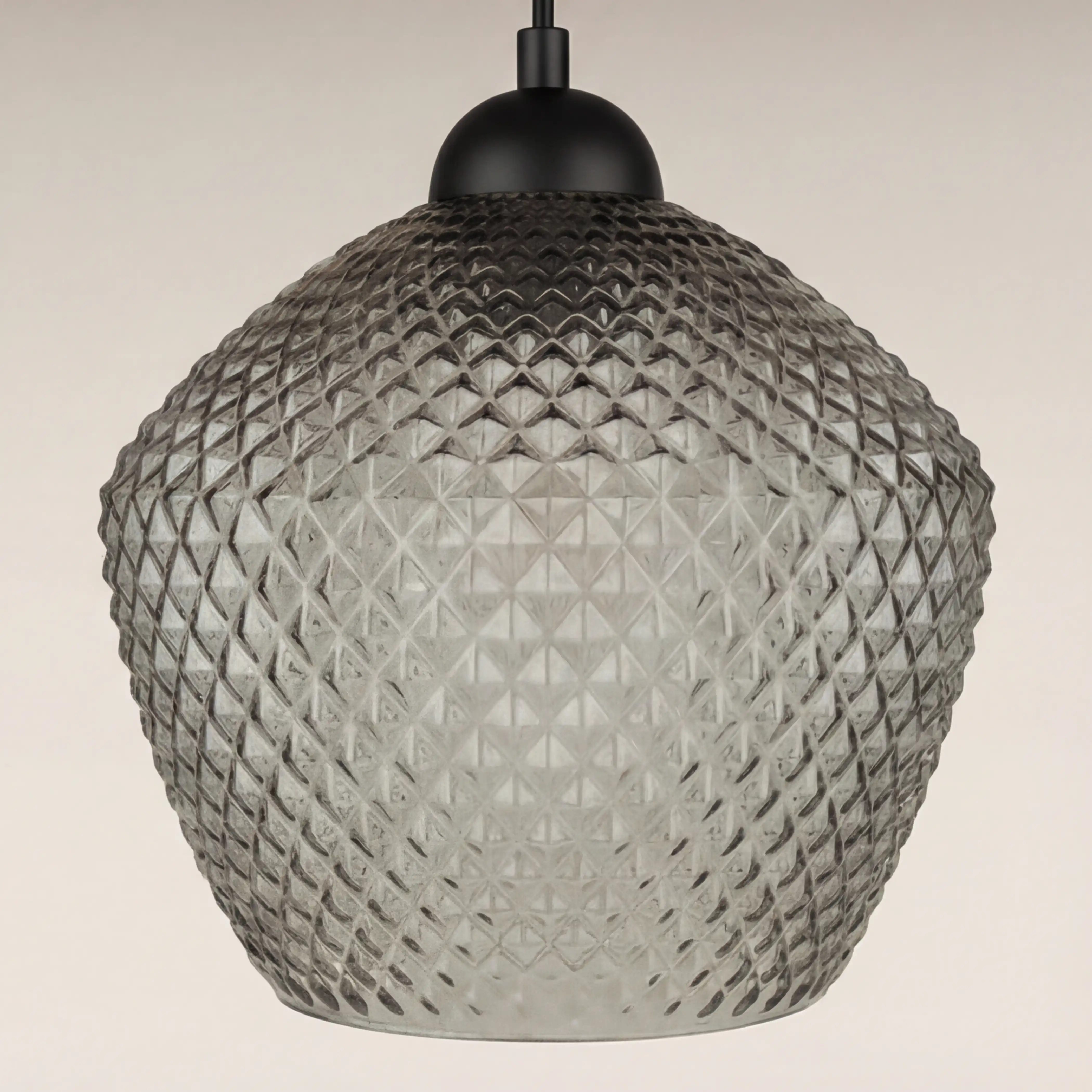 Liana Pendant Light | Smokey Grey & Black - Image 4