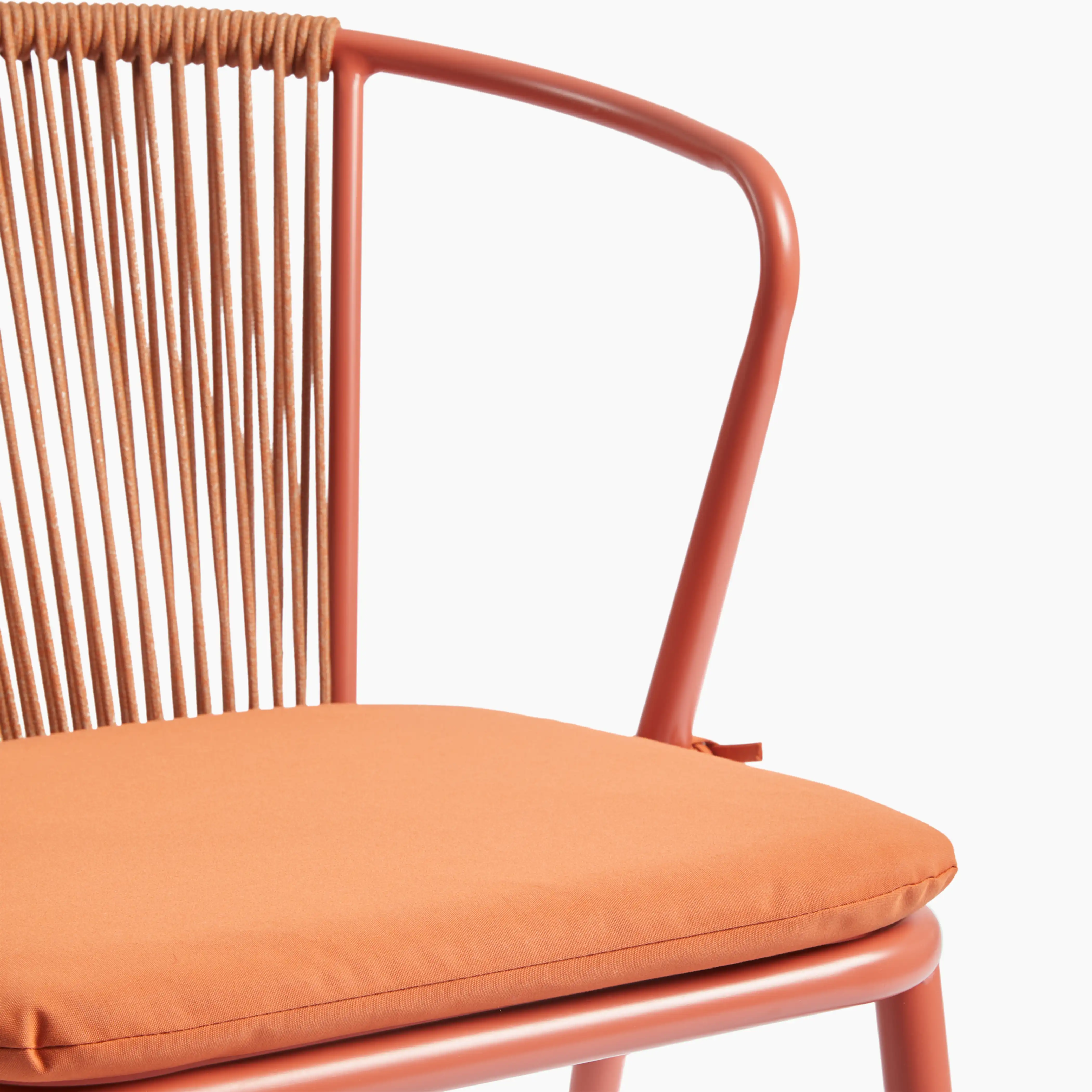 Lombard Carver Dining Chair | Burnt Orange Fabric & Burnt Orange - Image 7