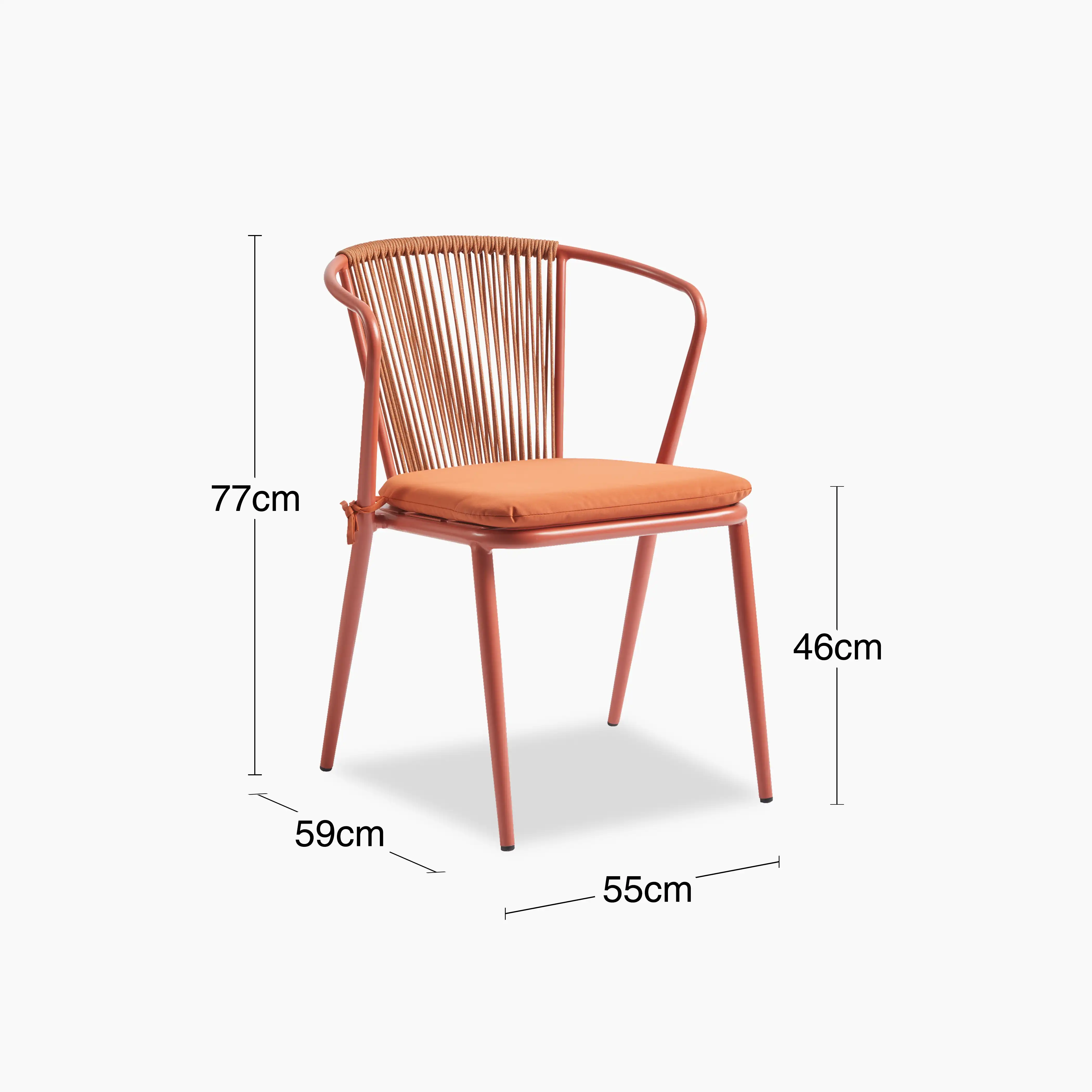 Lombard Carver Dining Chair | Burnt Orange Fabric & Burnt Orange - Image 9