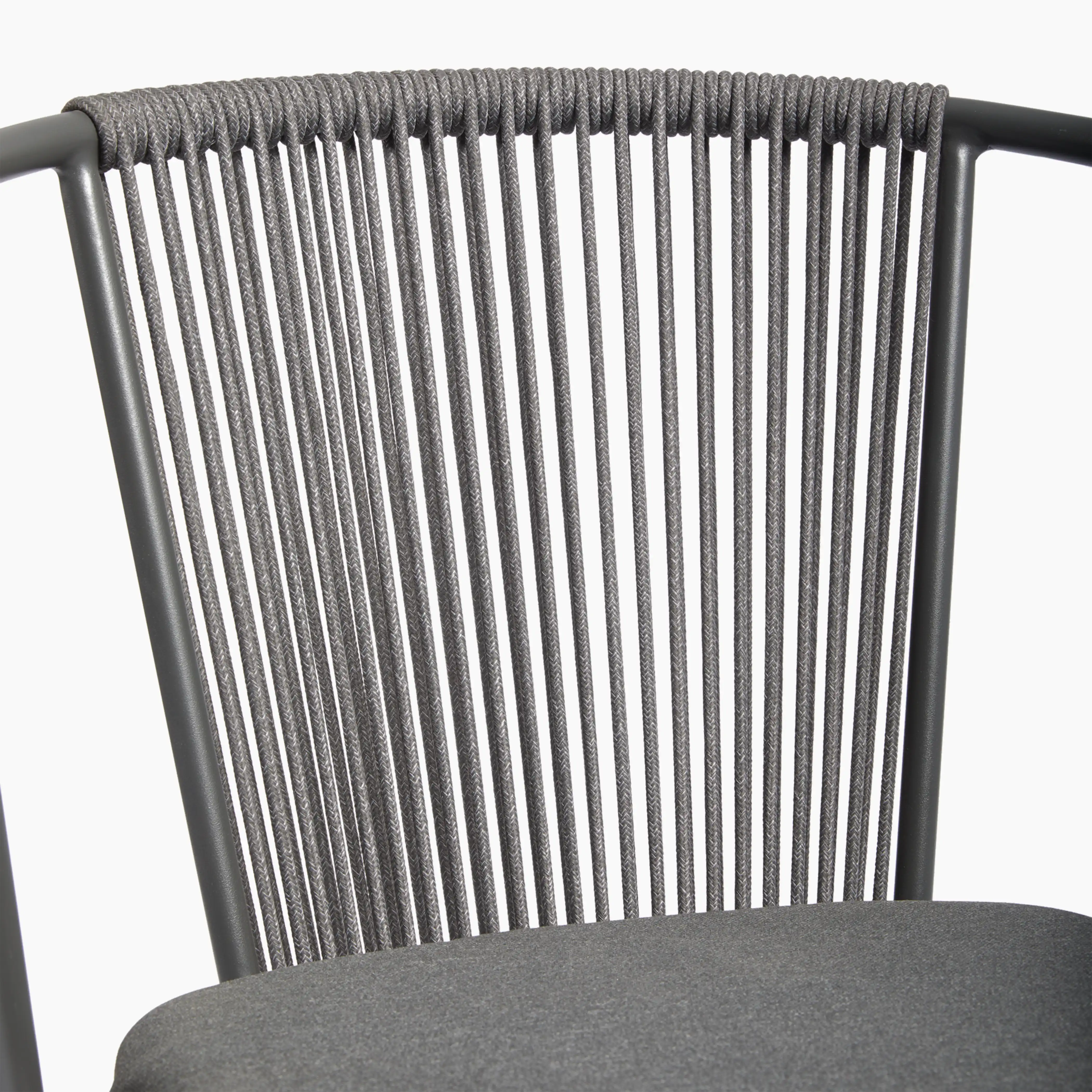 Lombard Carver Dining Chair | Charcoal Grey Fabric & Charcoal Grey - Image 6