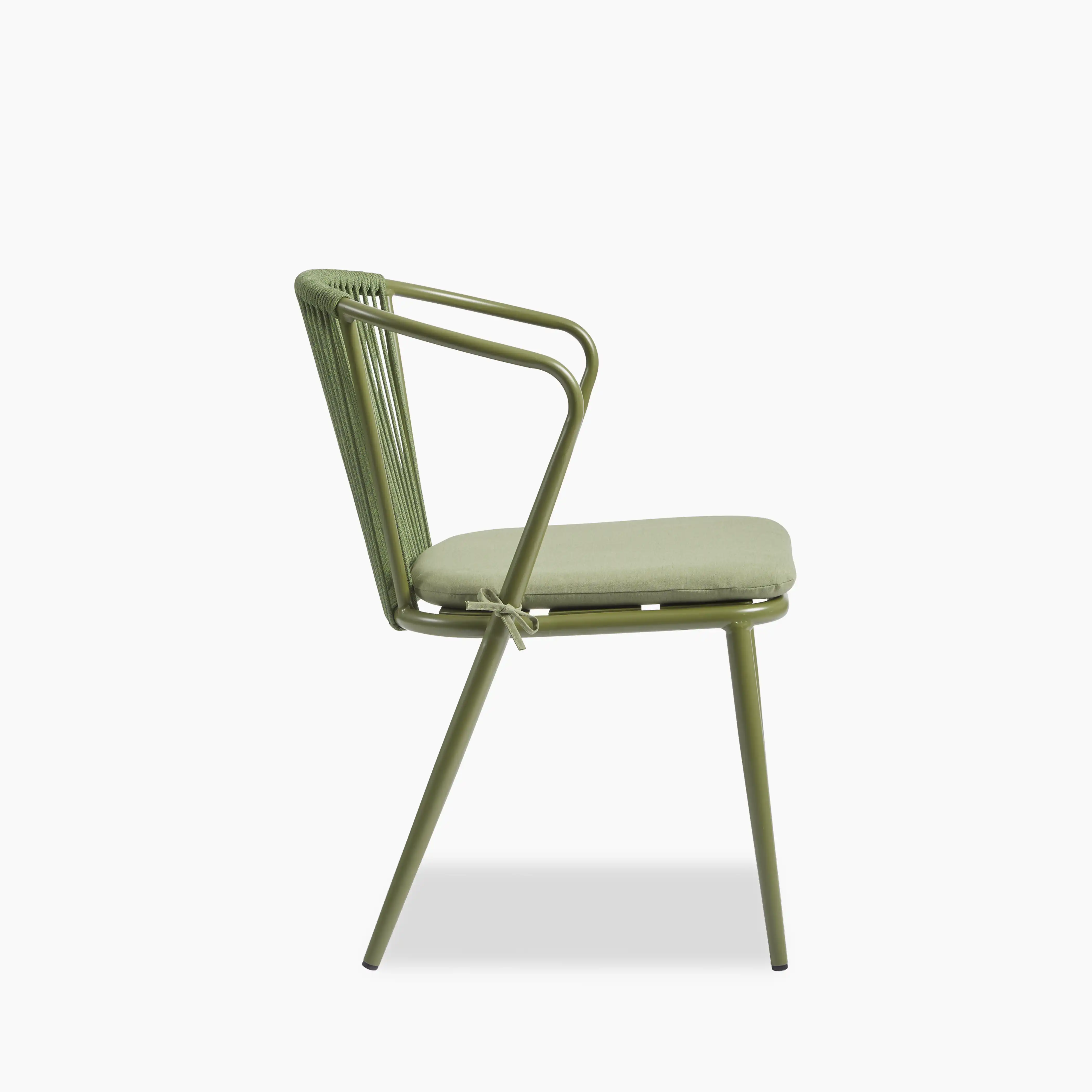 Lombard Carver Dining Chair | Olive Green Fabric & Olive Green - Image 3