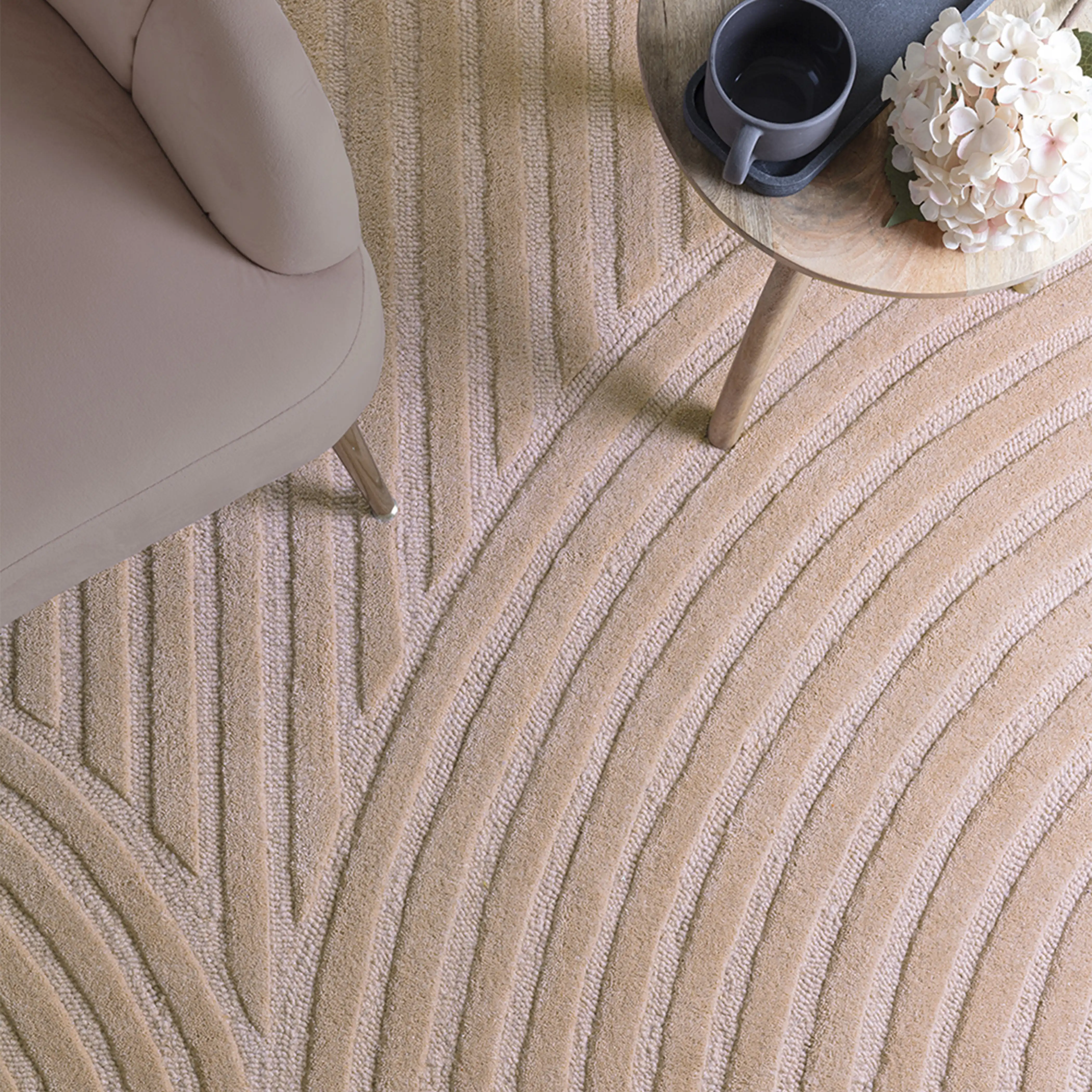 Lowen Hand Tufted Rug | Pink - Image 2