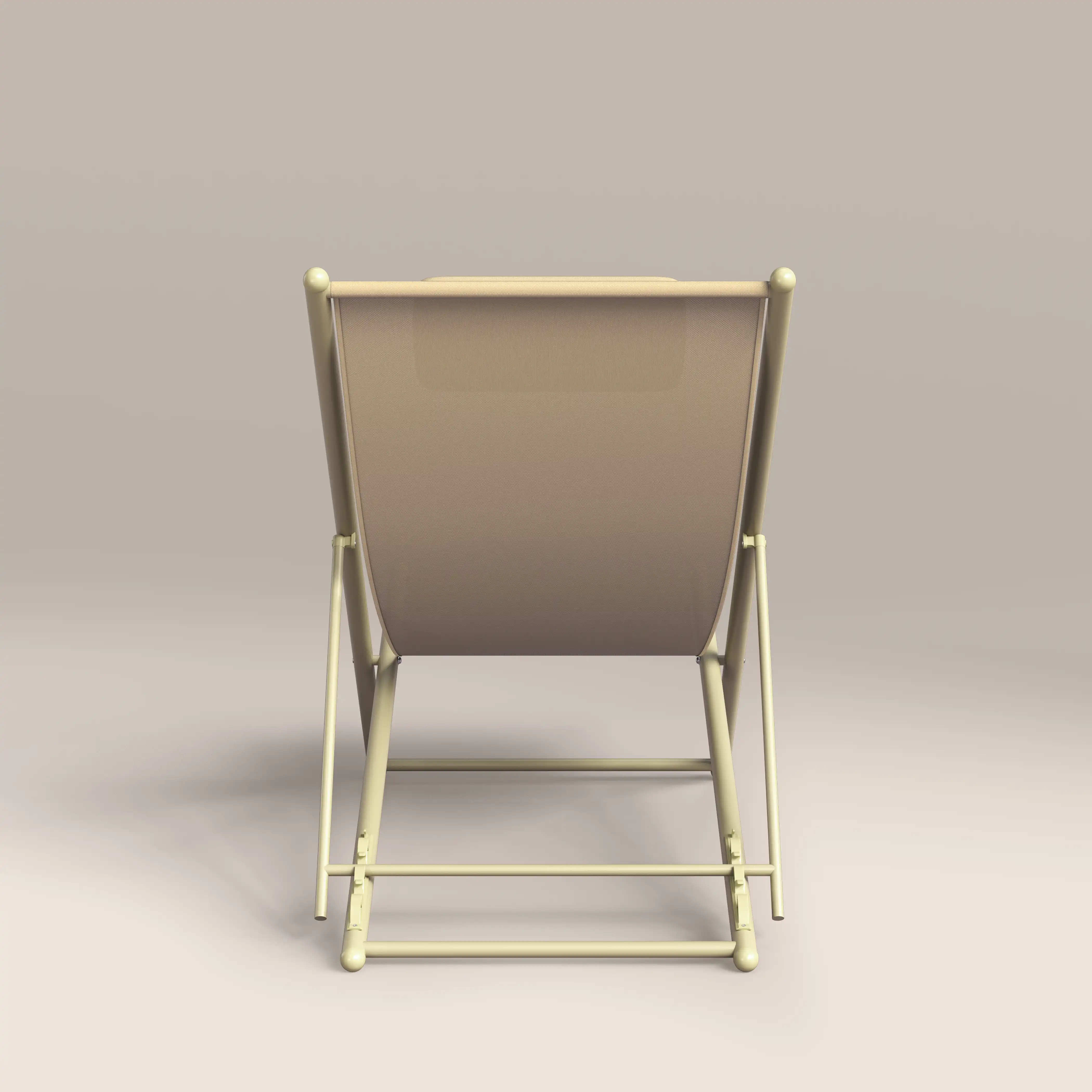 Lua Folding Deck Chair | Butter Yellow - Image 7