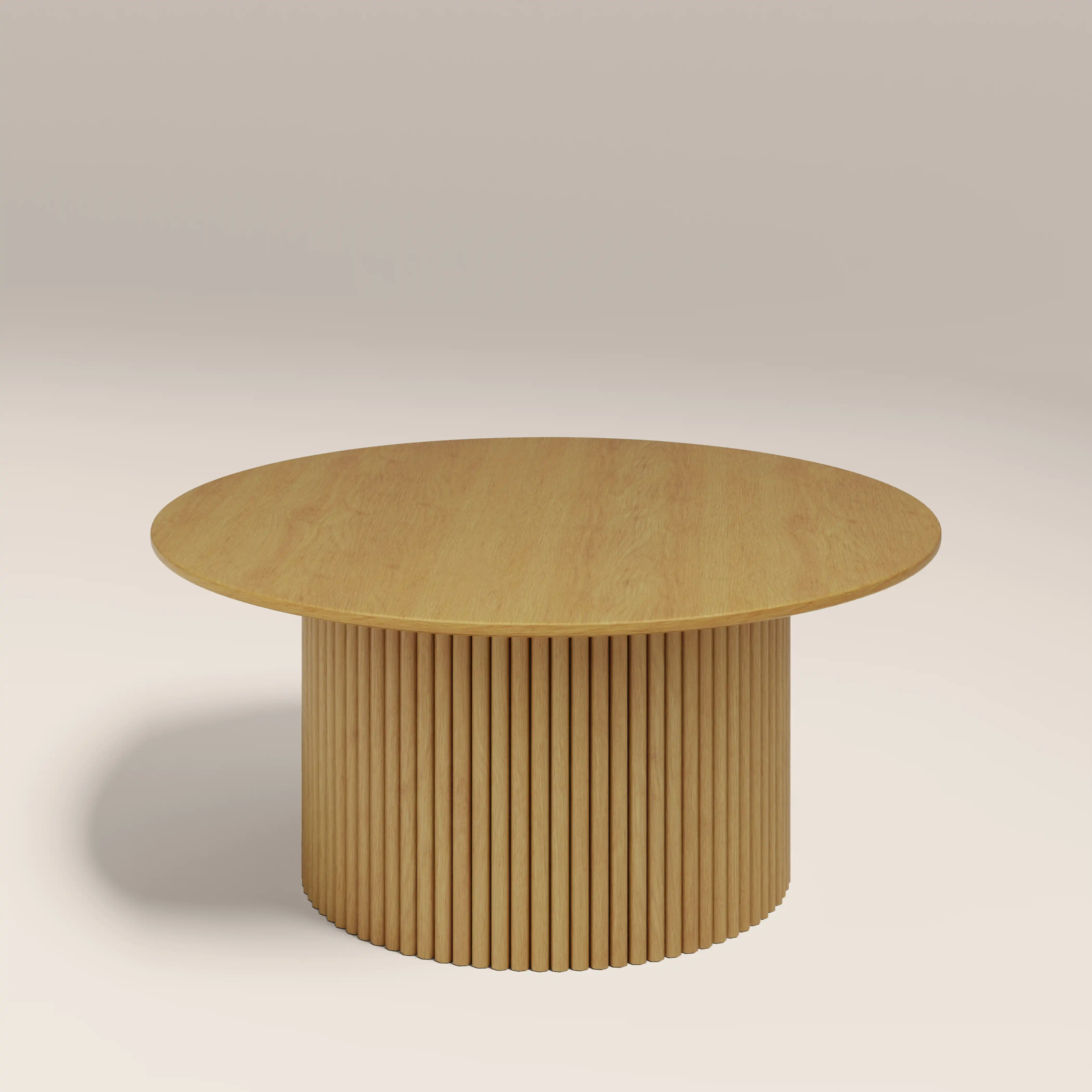 Marcel Round Coffee Table | Oak - Image 3