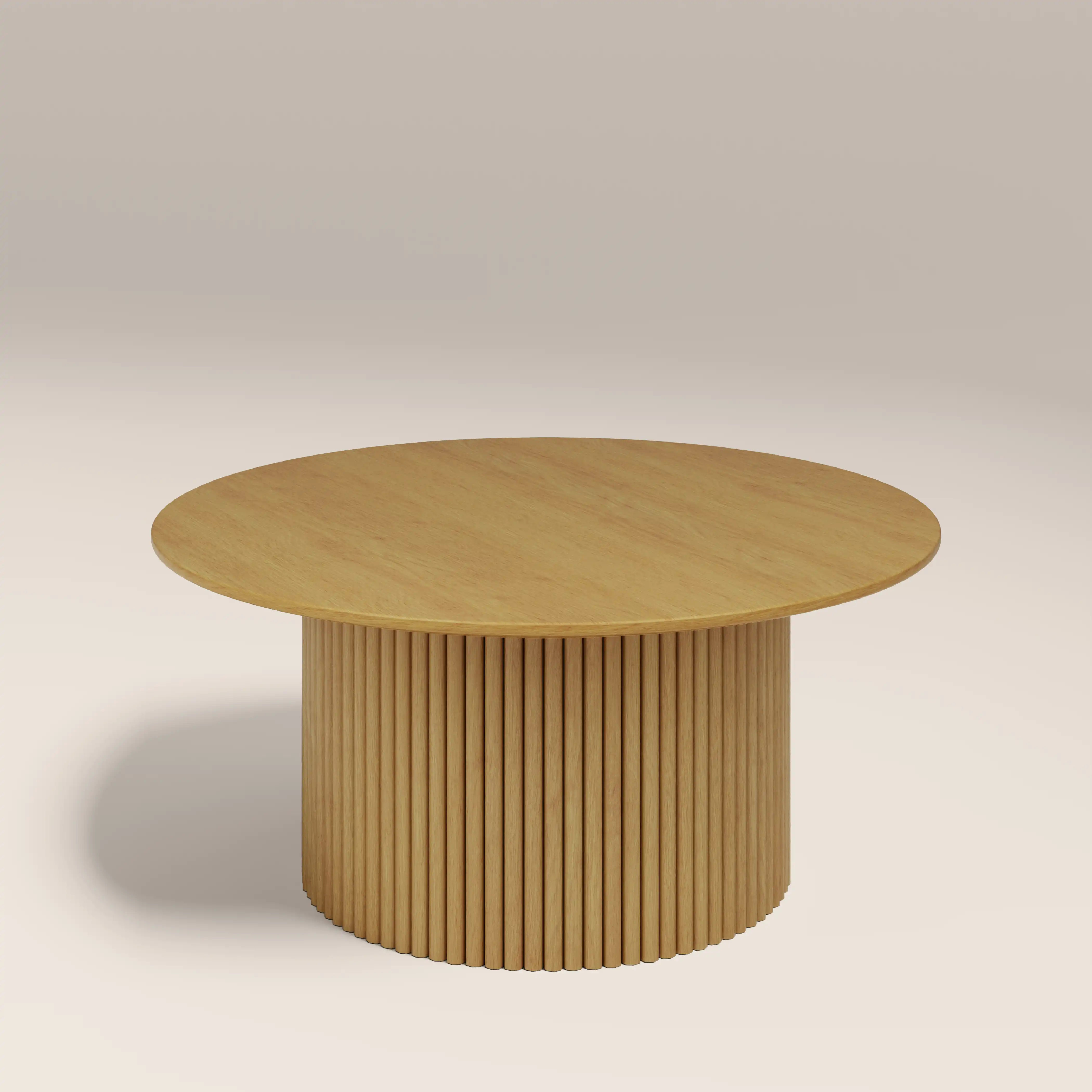 Marcel Round Coffee Table | Oak - Image 4