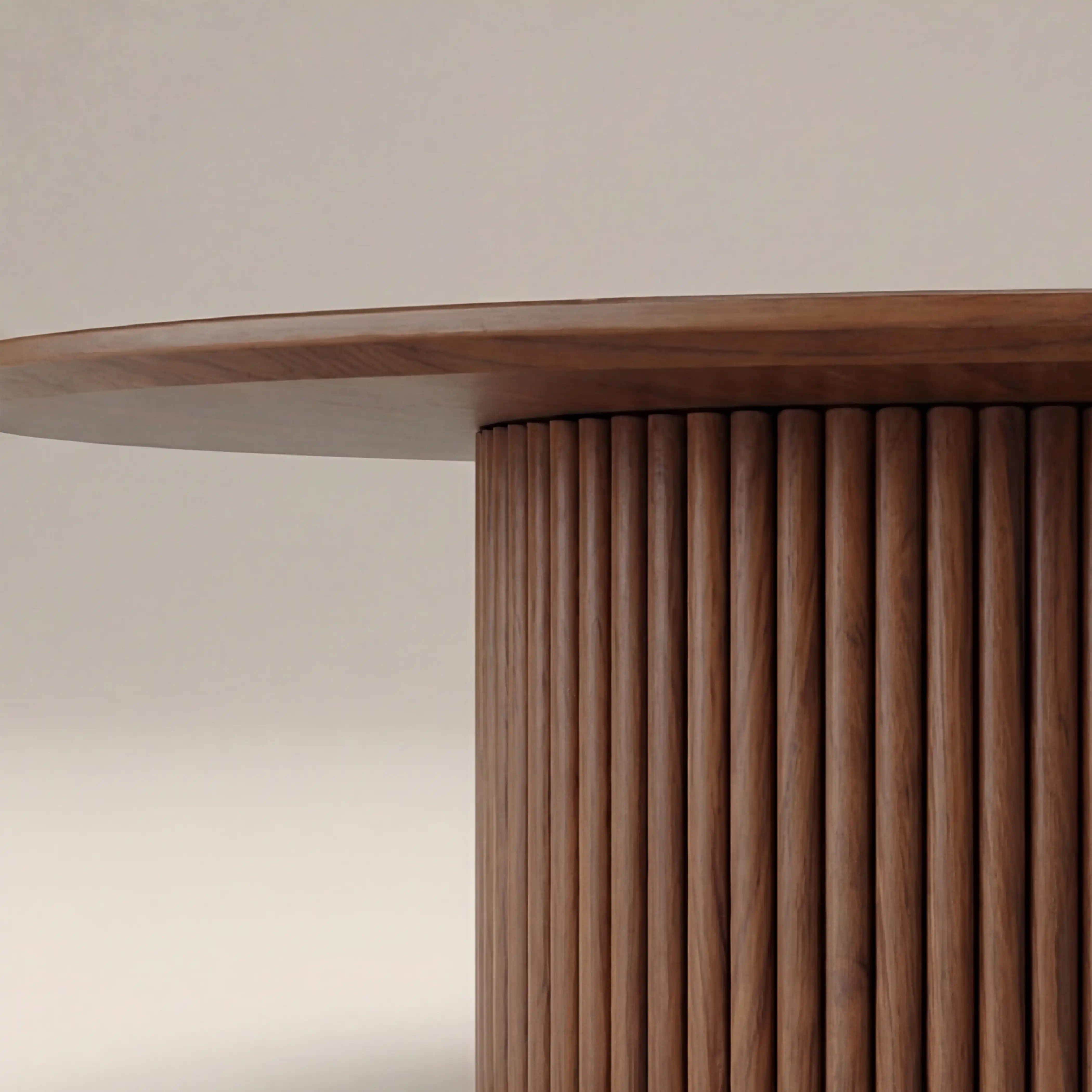 Marcel Round Coffee Table | Walnut - Image 5