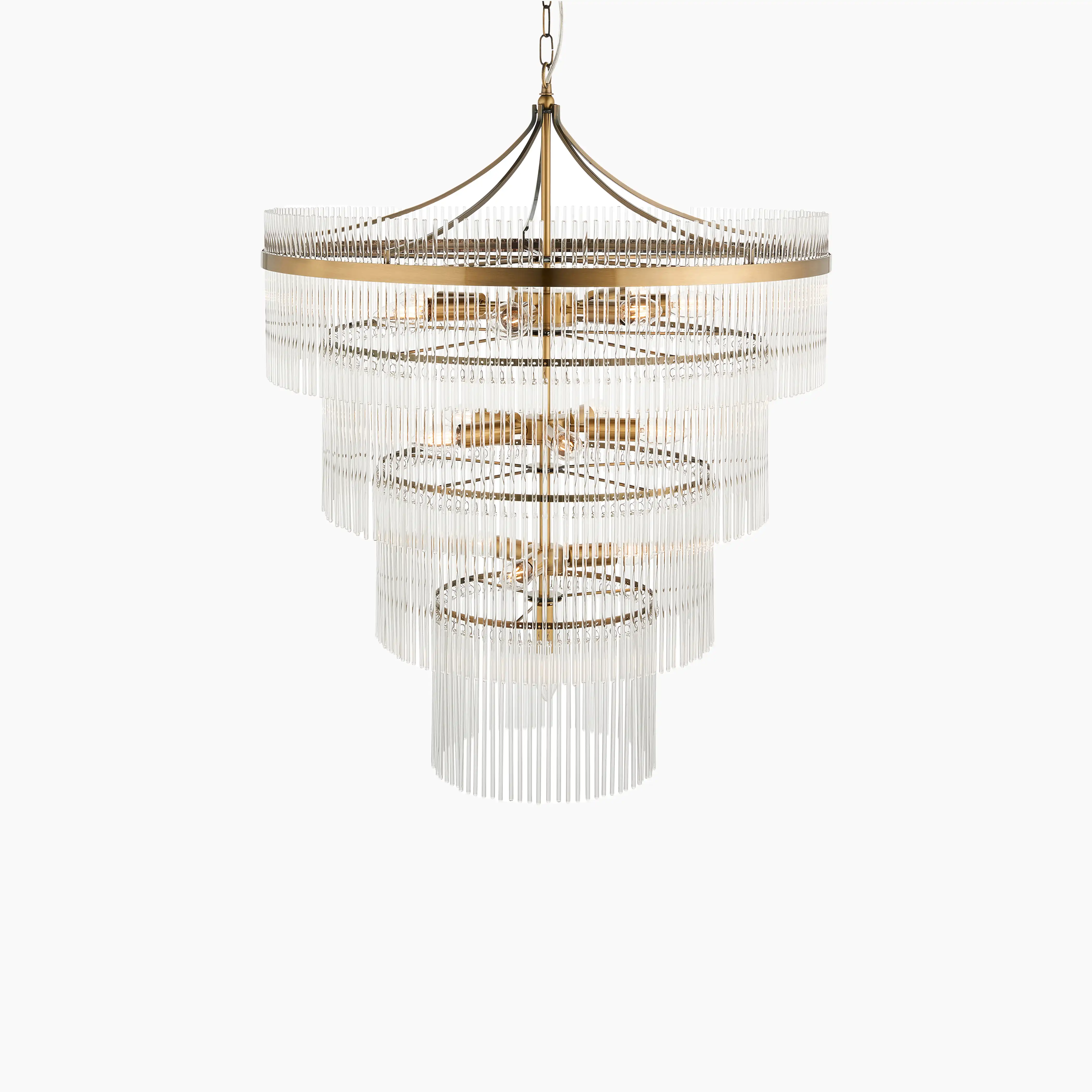 Marietta 16 Light Pendant Light | Brass - Image 2