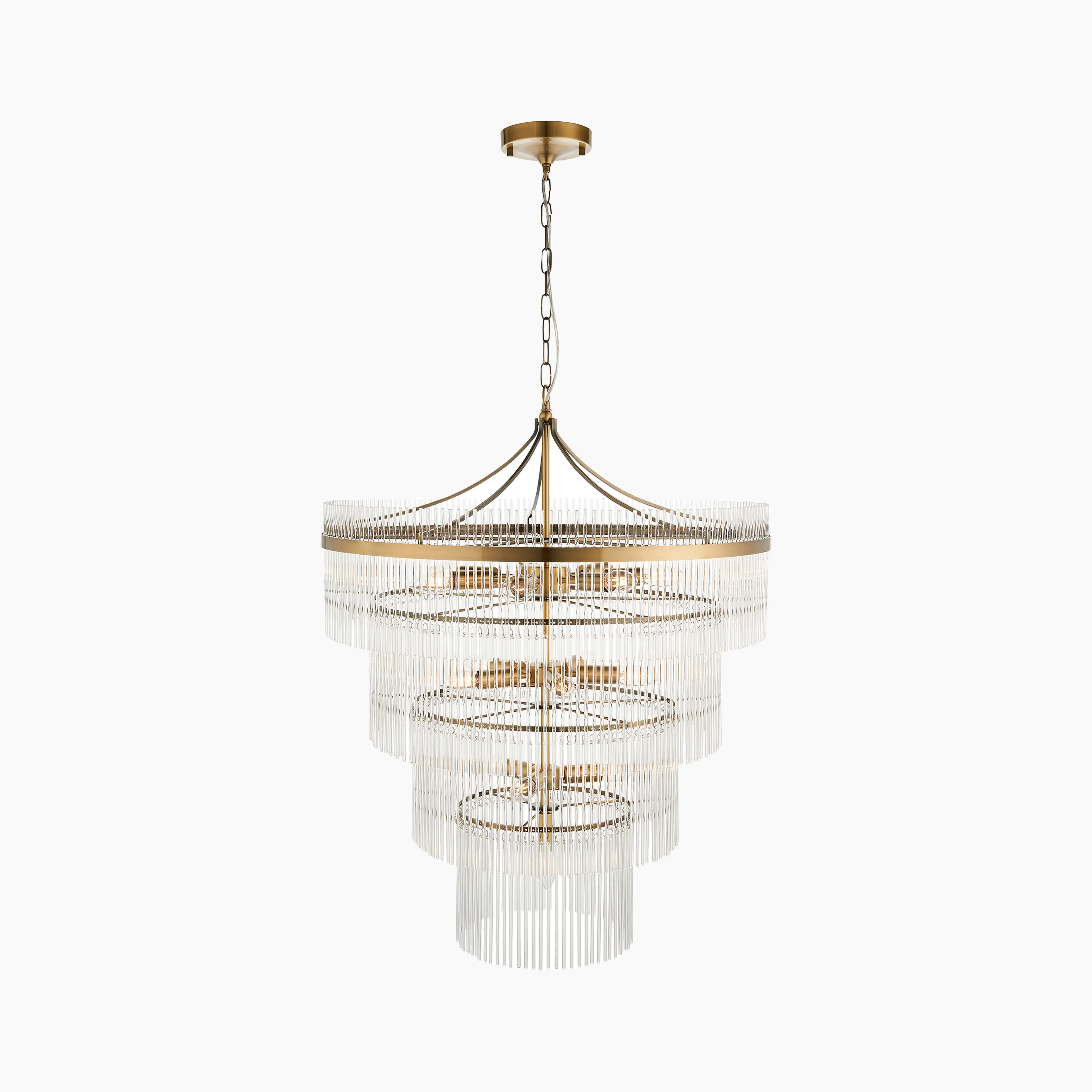 Marietta 16 Light Pendant Light | Brass - Image 3