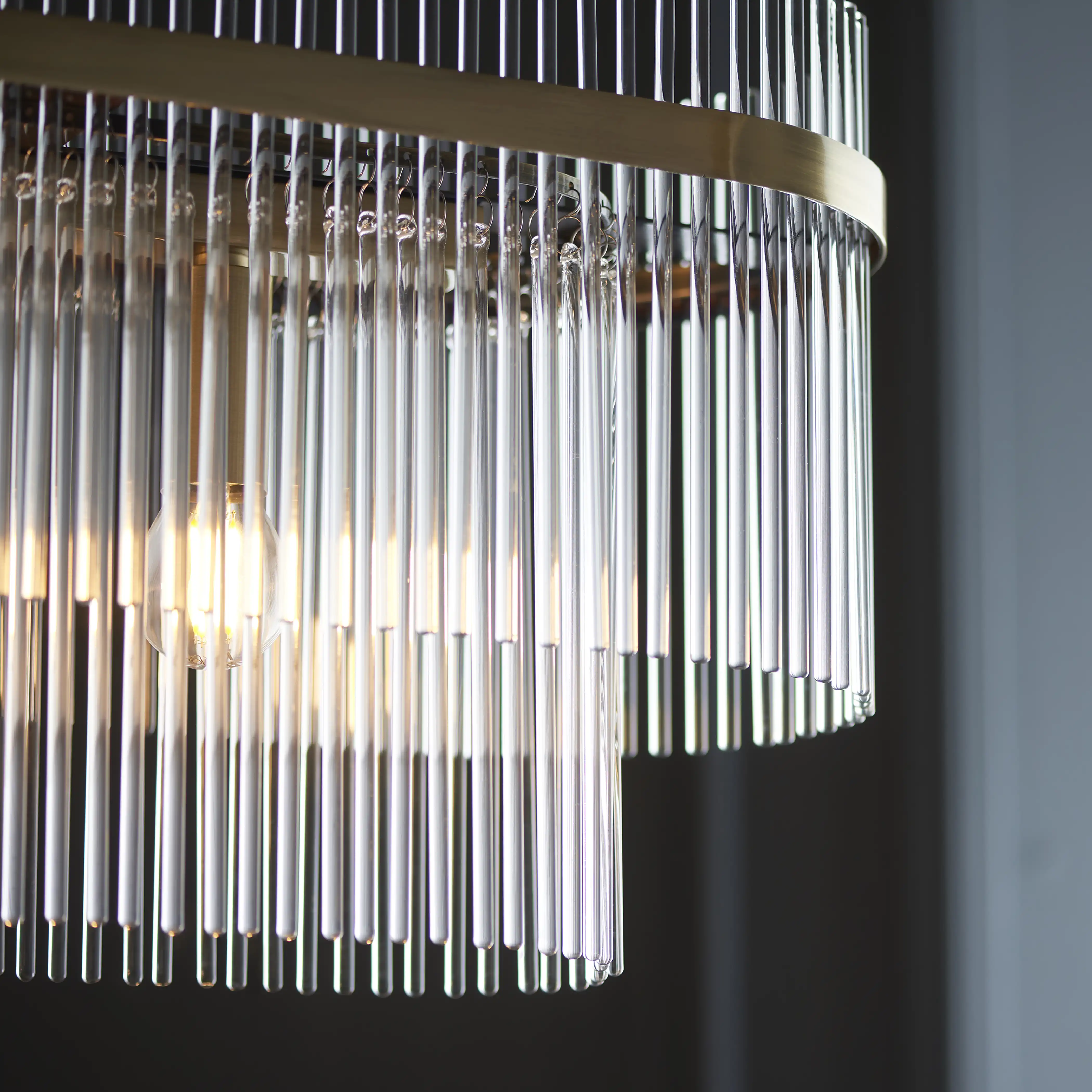 Marietta 4 Light Pendant Light | Brass - Image 3