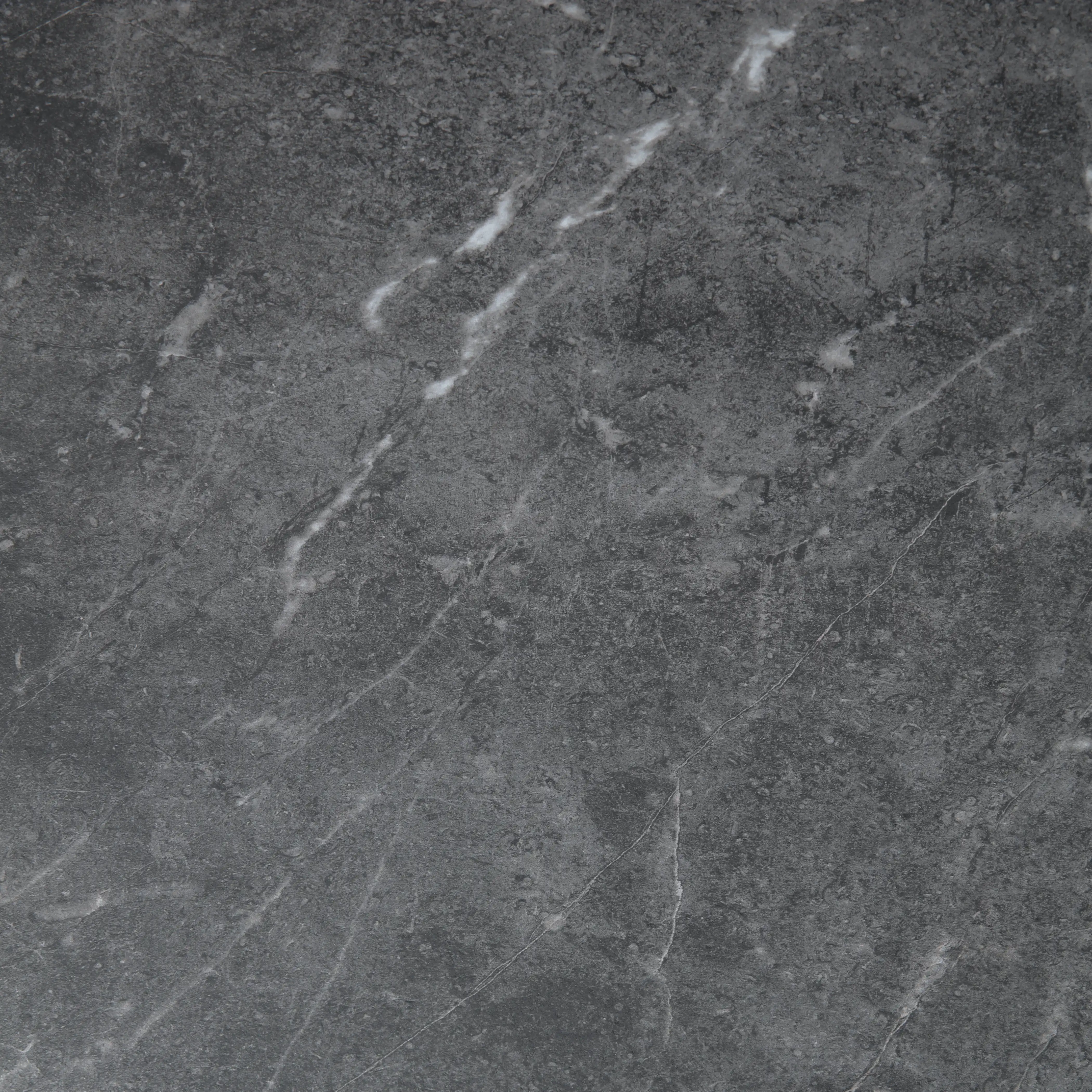 Marsala 4-8 Seat Rectangle Extendable Dining Table | Grey Sintered Stone & Black - Image 3