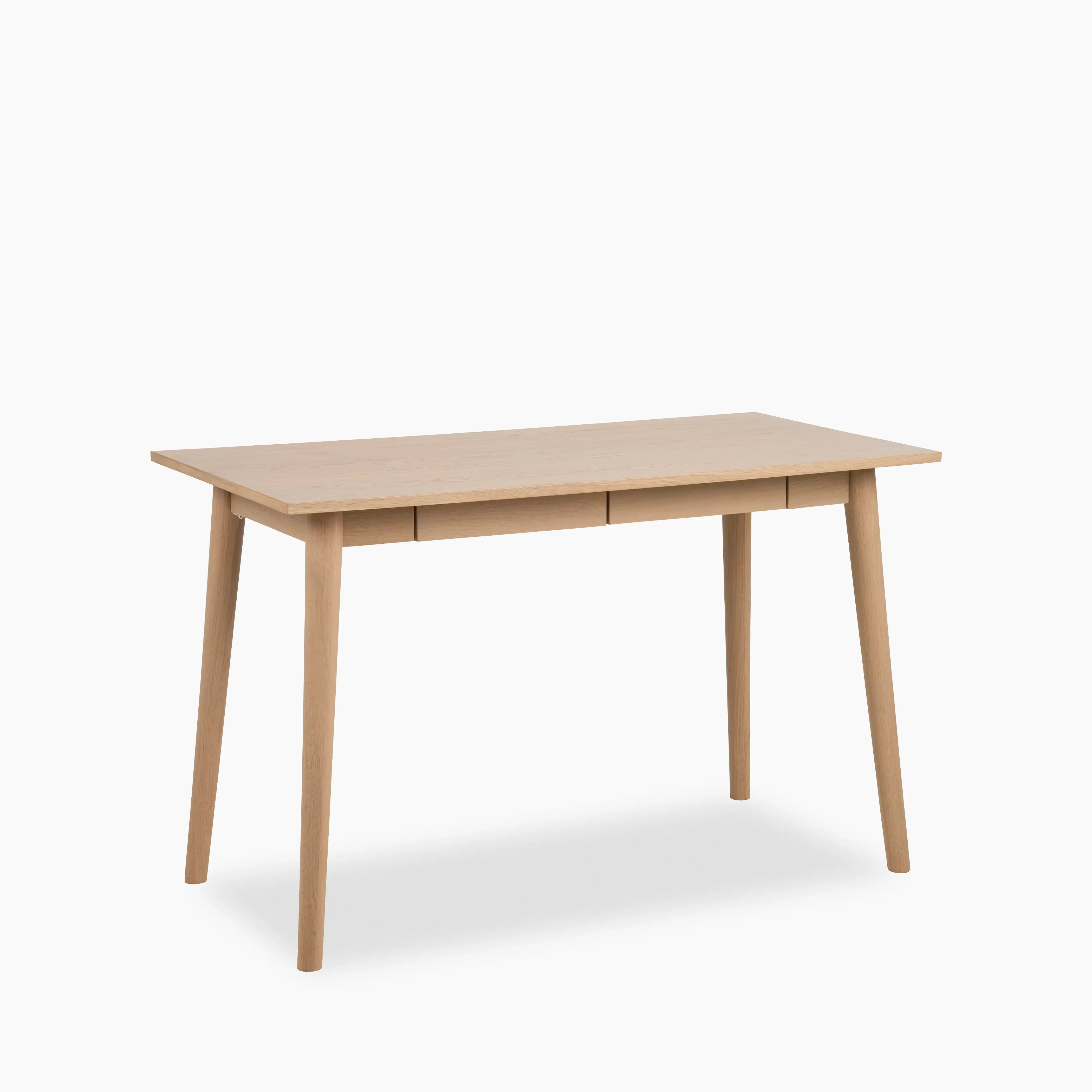 Marte Wooden 2 Drawer Desk | Oak - Image 2