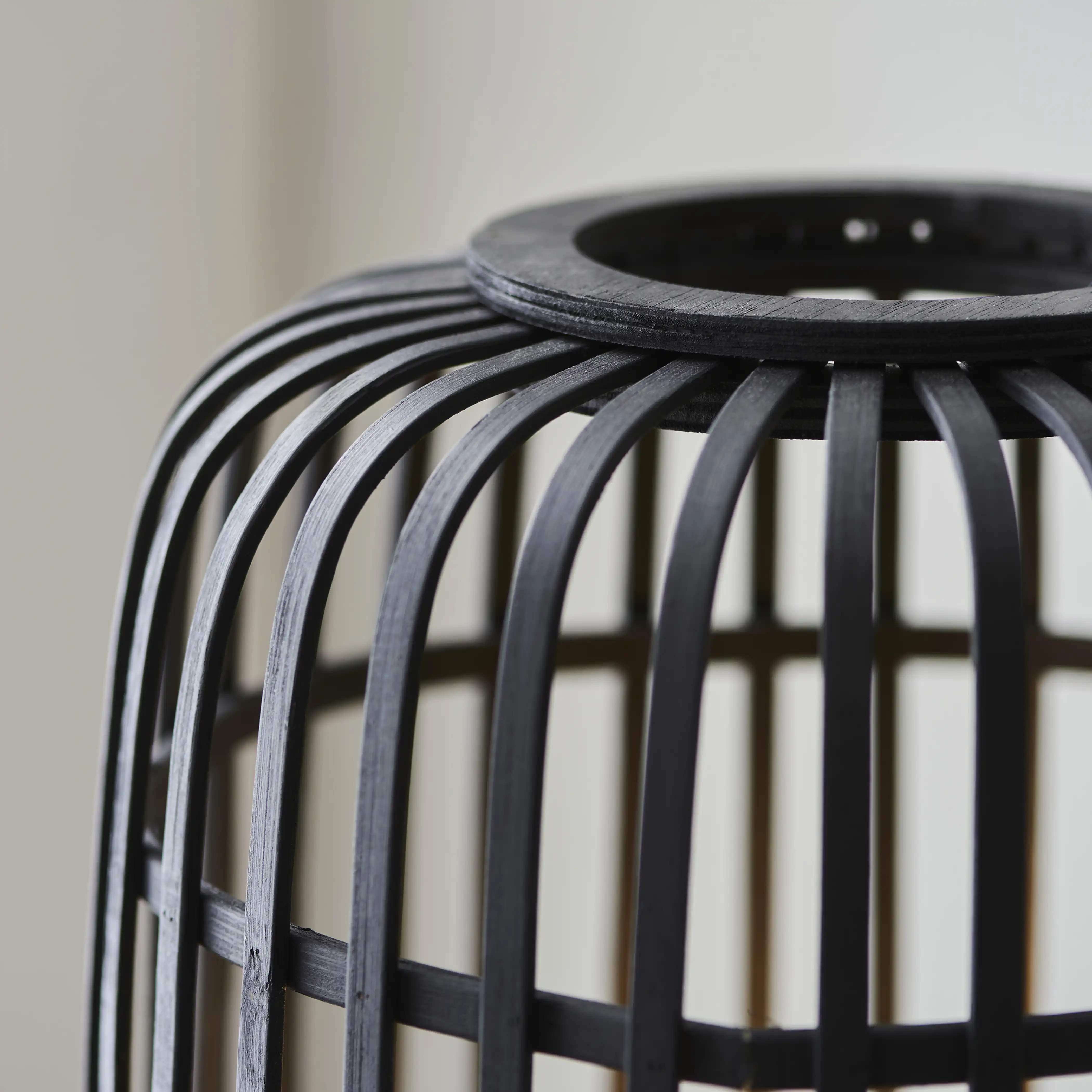 Mathias Tripod Floor Lamp | Black Bamboo - Image 6