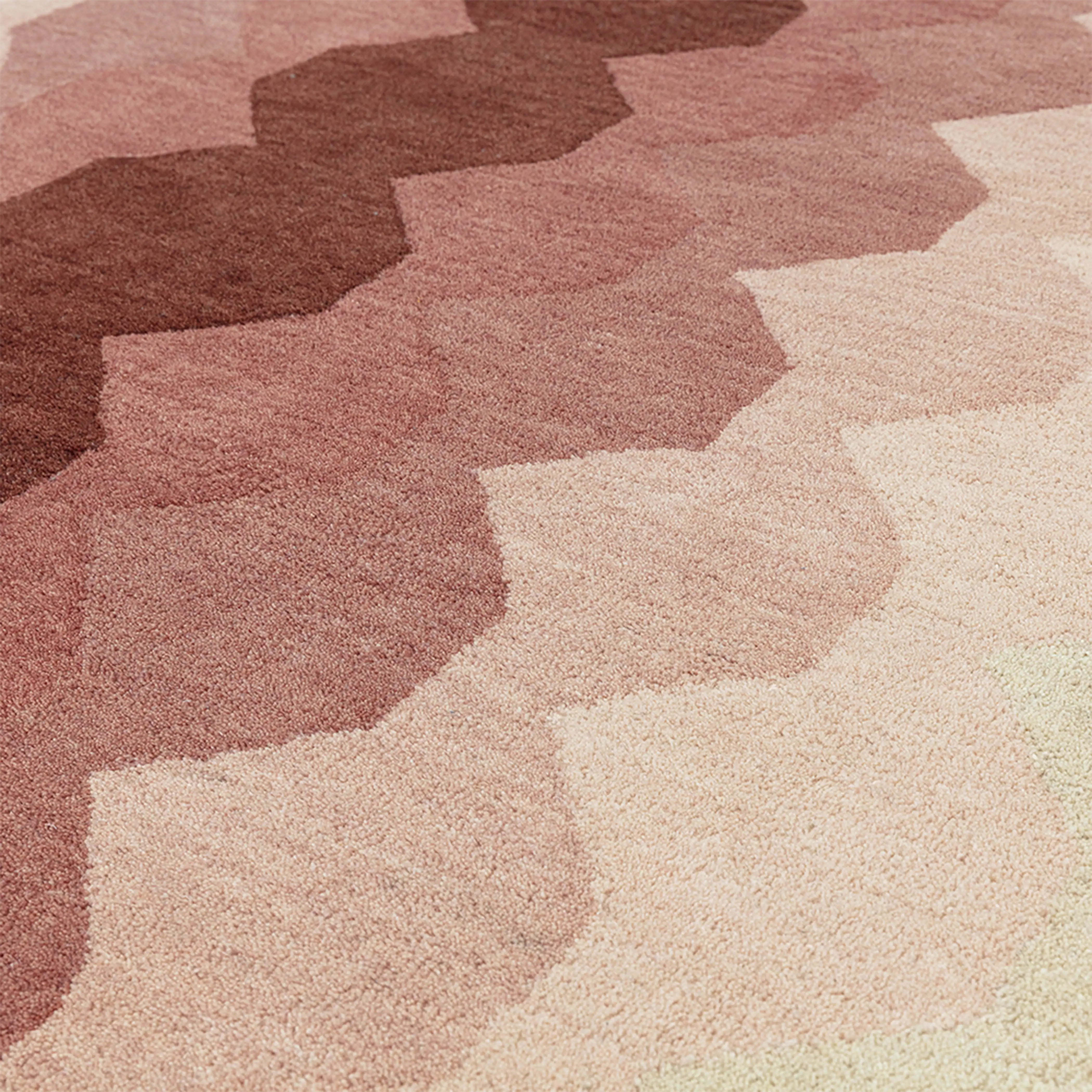 Matrix Hand Tufted Rug | Pink - Image 3