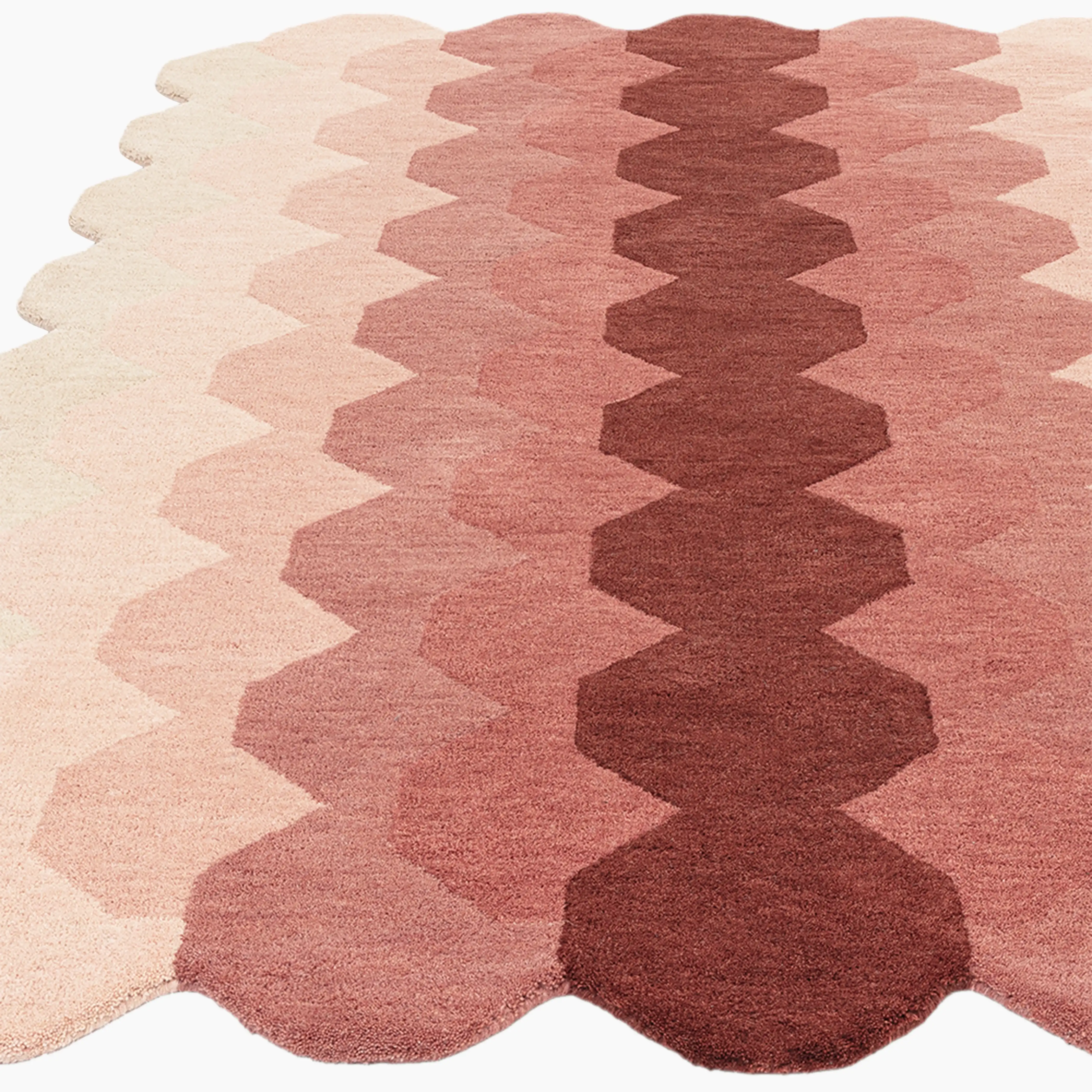 Matrix Hand Tufted Rug | Pink - Image 4