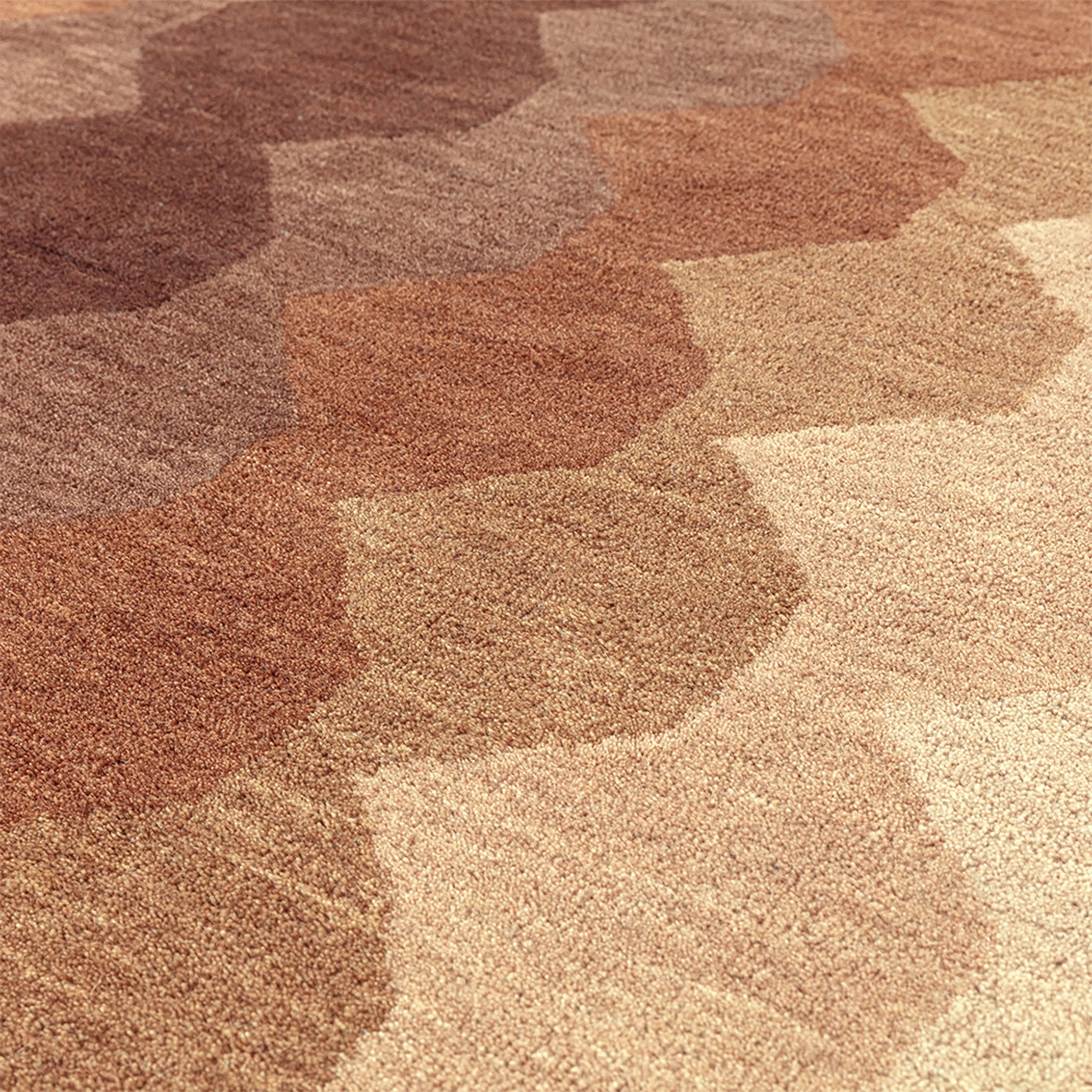 Matrix Hand Tufted Rug | Rust - Image 2