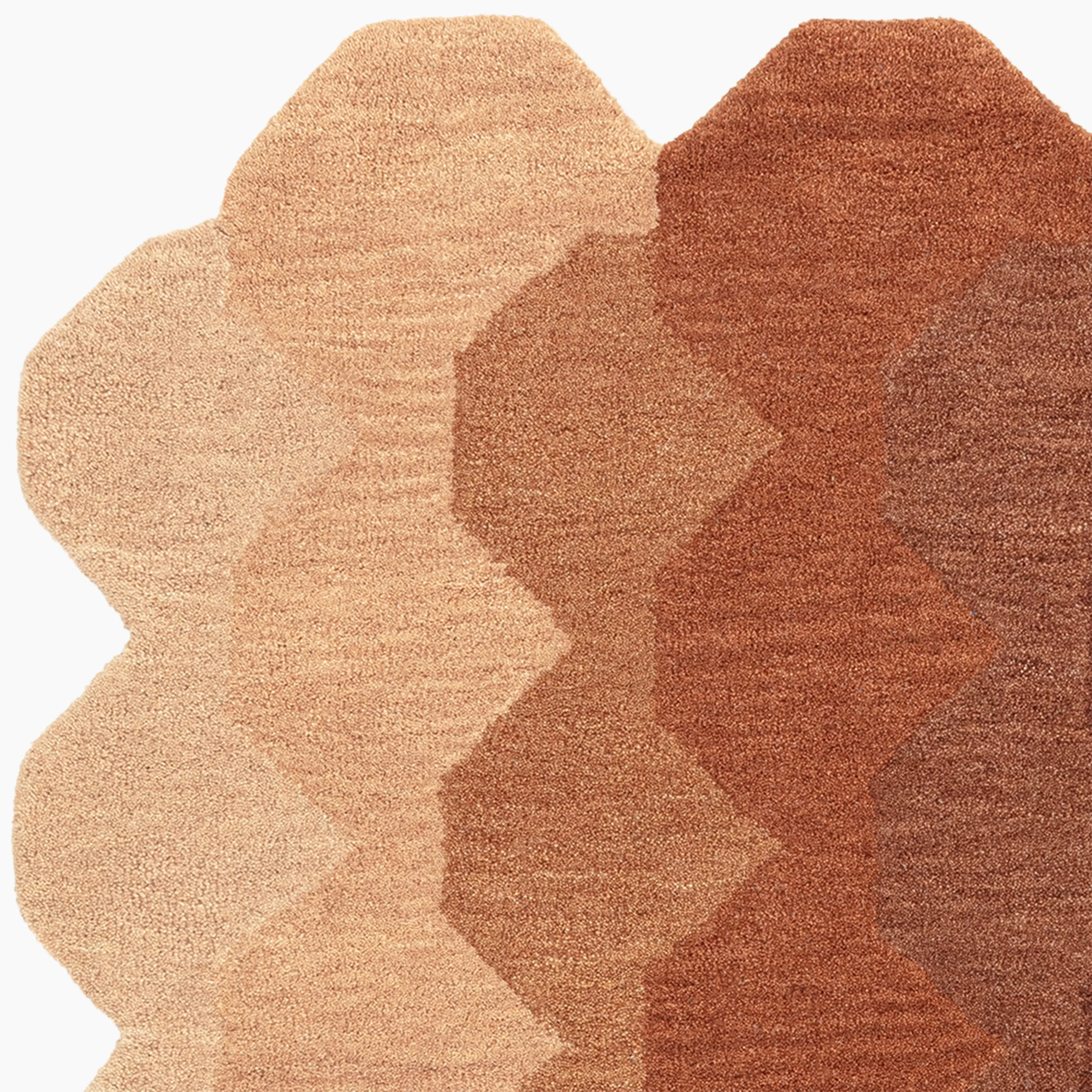 Matrix Hand Tufted Rug | Rust - Image 4