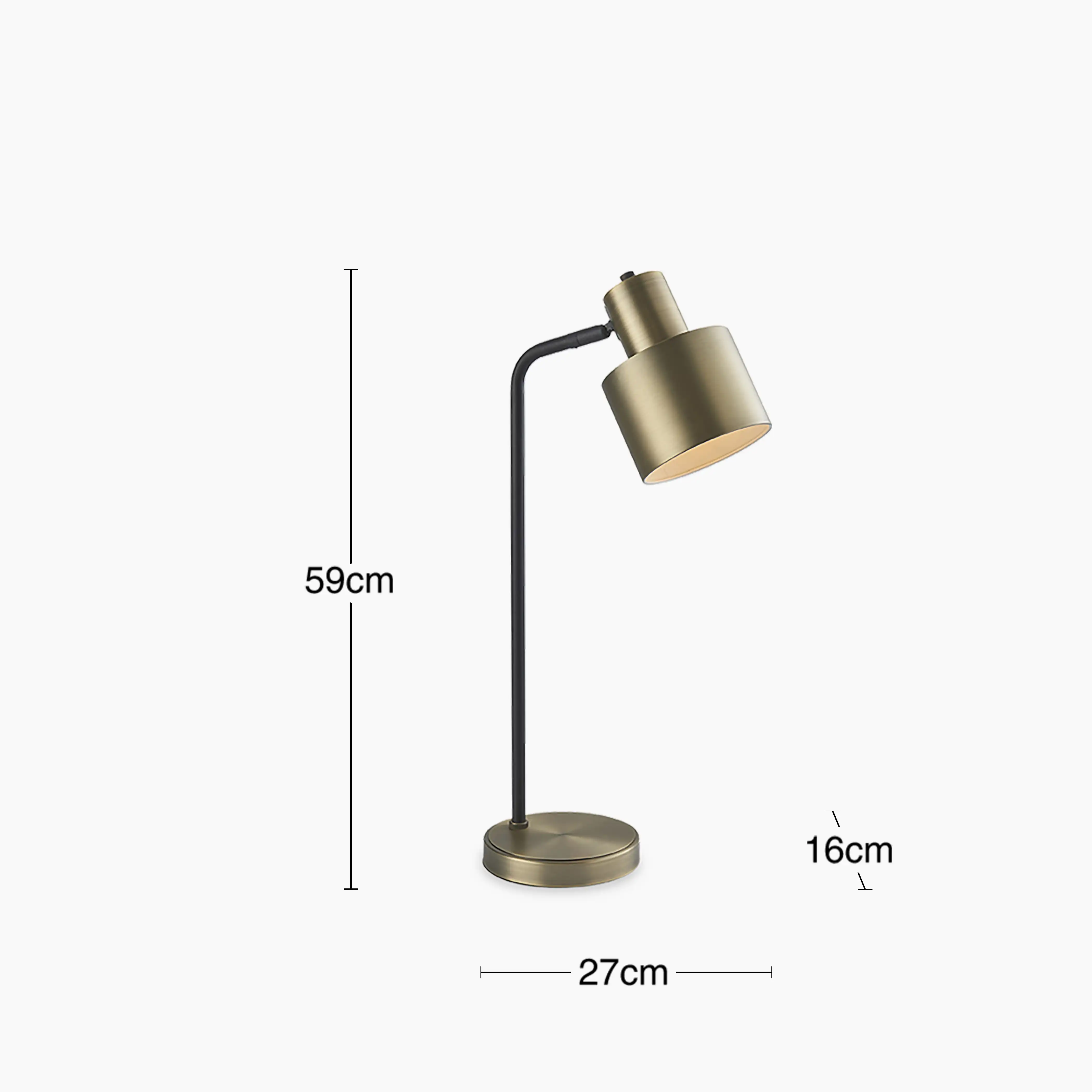Mayfield Desk Lamp | Brass - Image 8