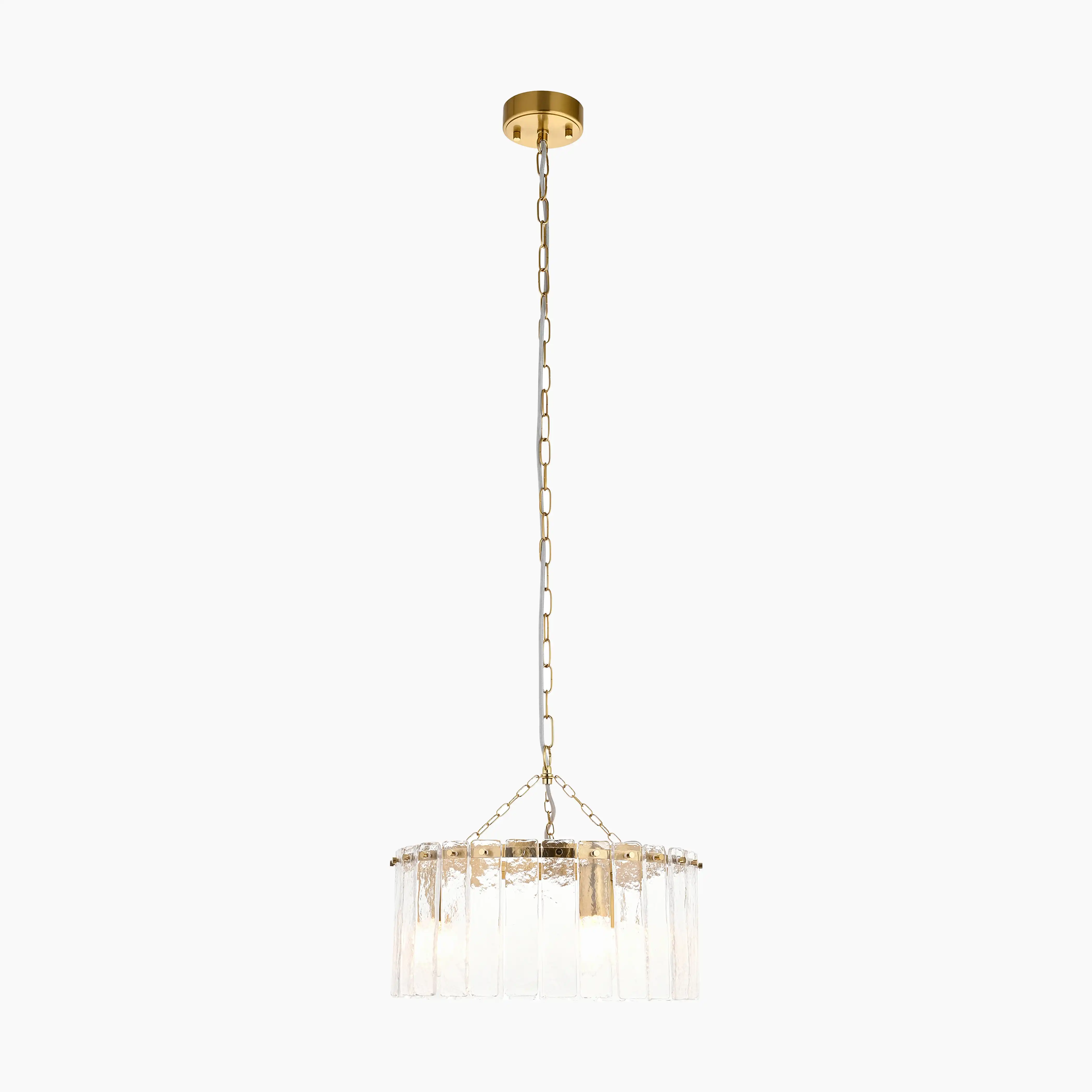 Melia 3 Light Pendant Light | Brass - Image 2