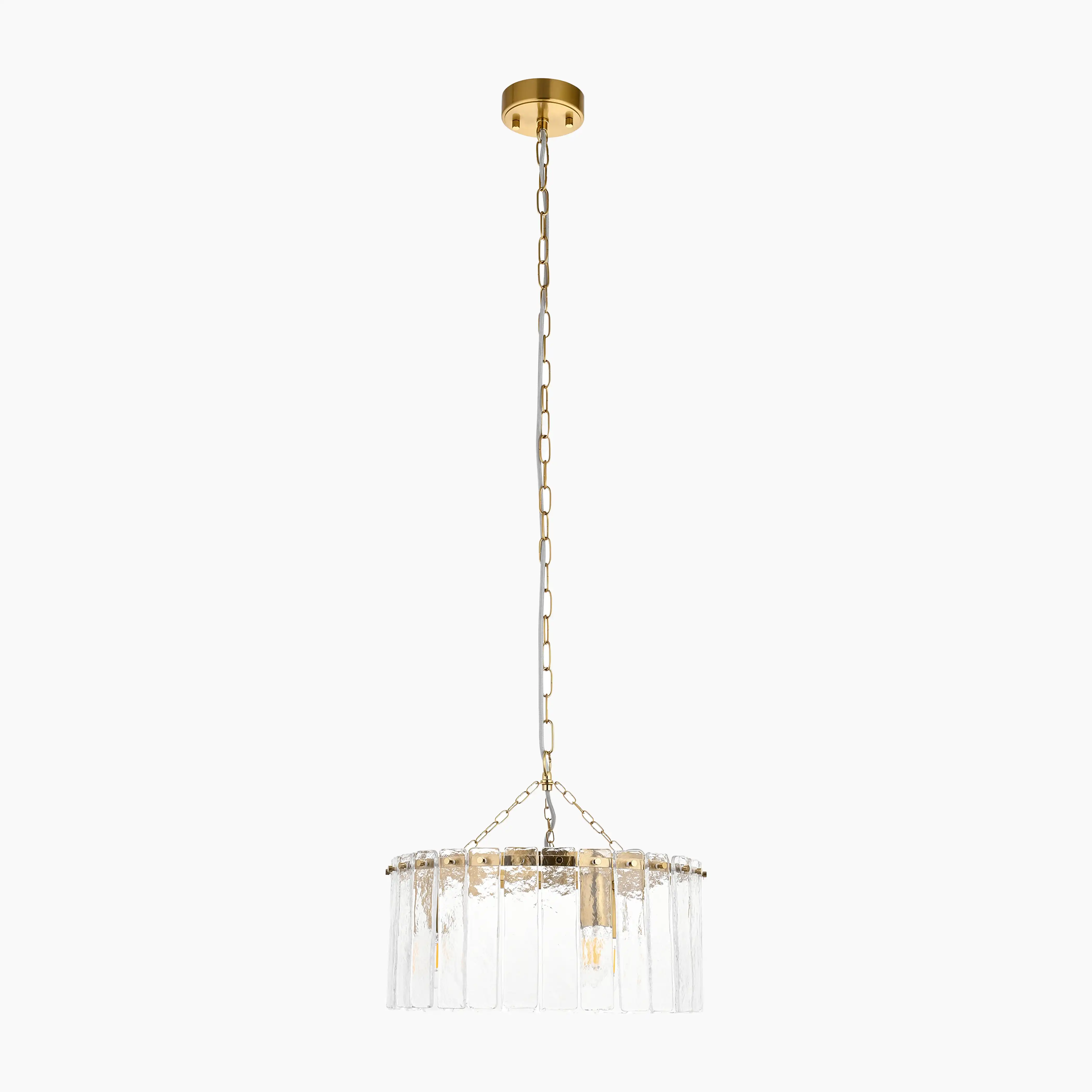 Melia 3 Light Pendant Light | Brass - Image 3