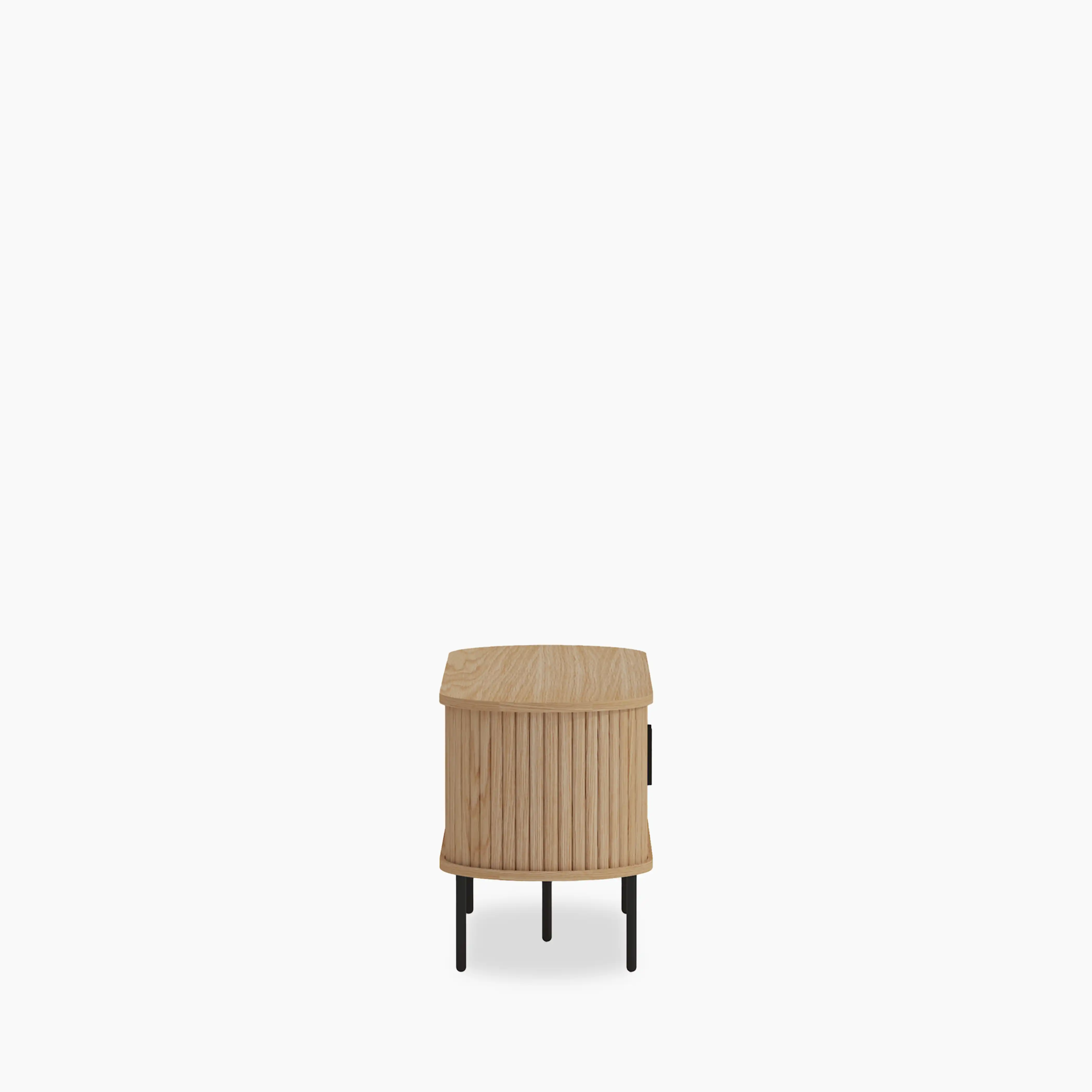 Mika Wooden TV Stand | Oak & Black - Image 4