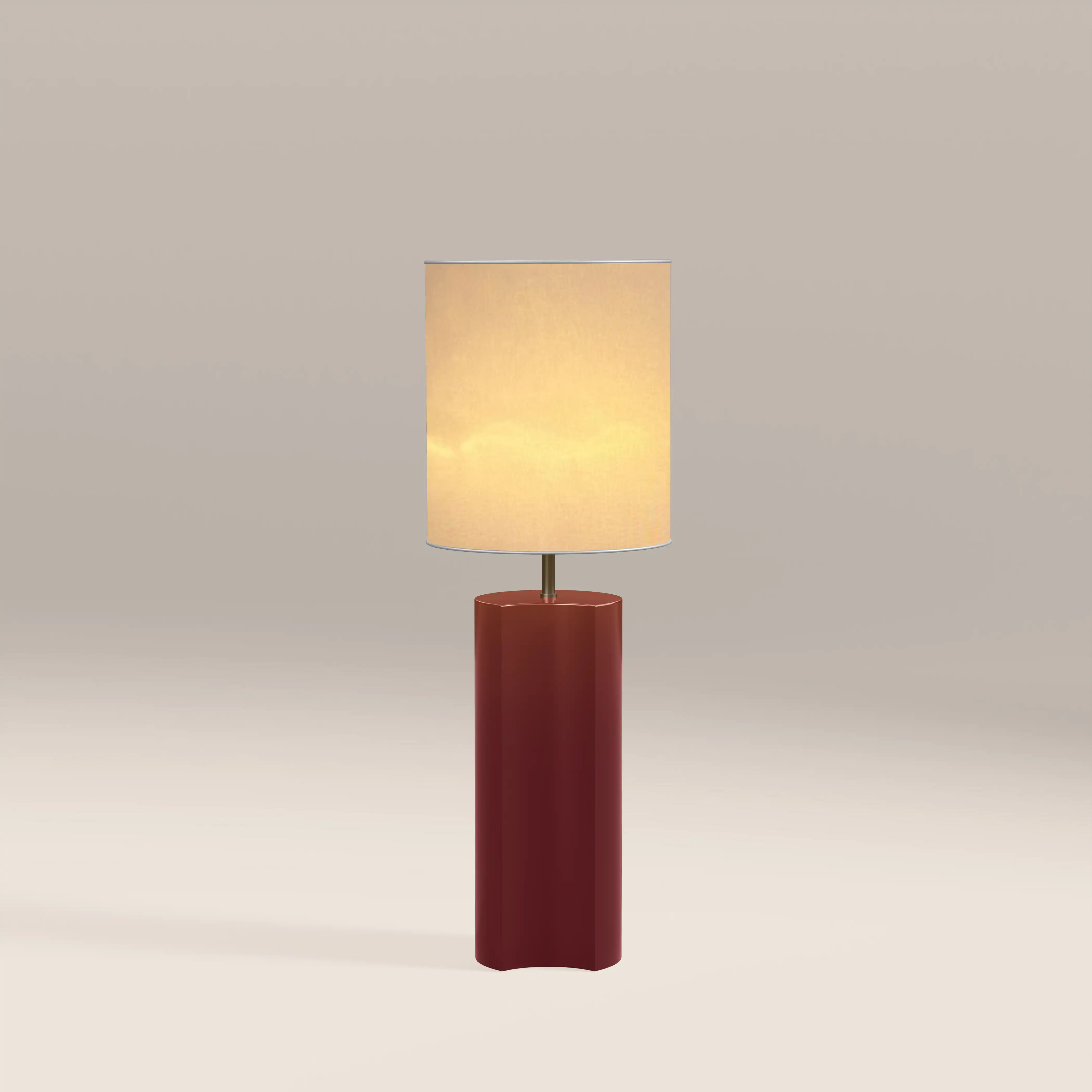 Milad Table Lamp | High Gloss Burgundy - Image 2