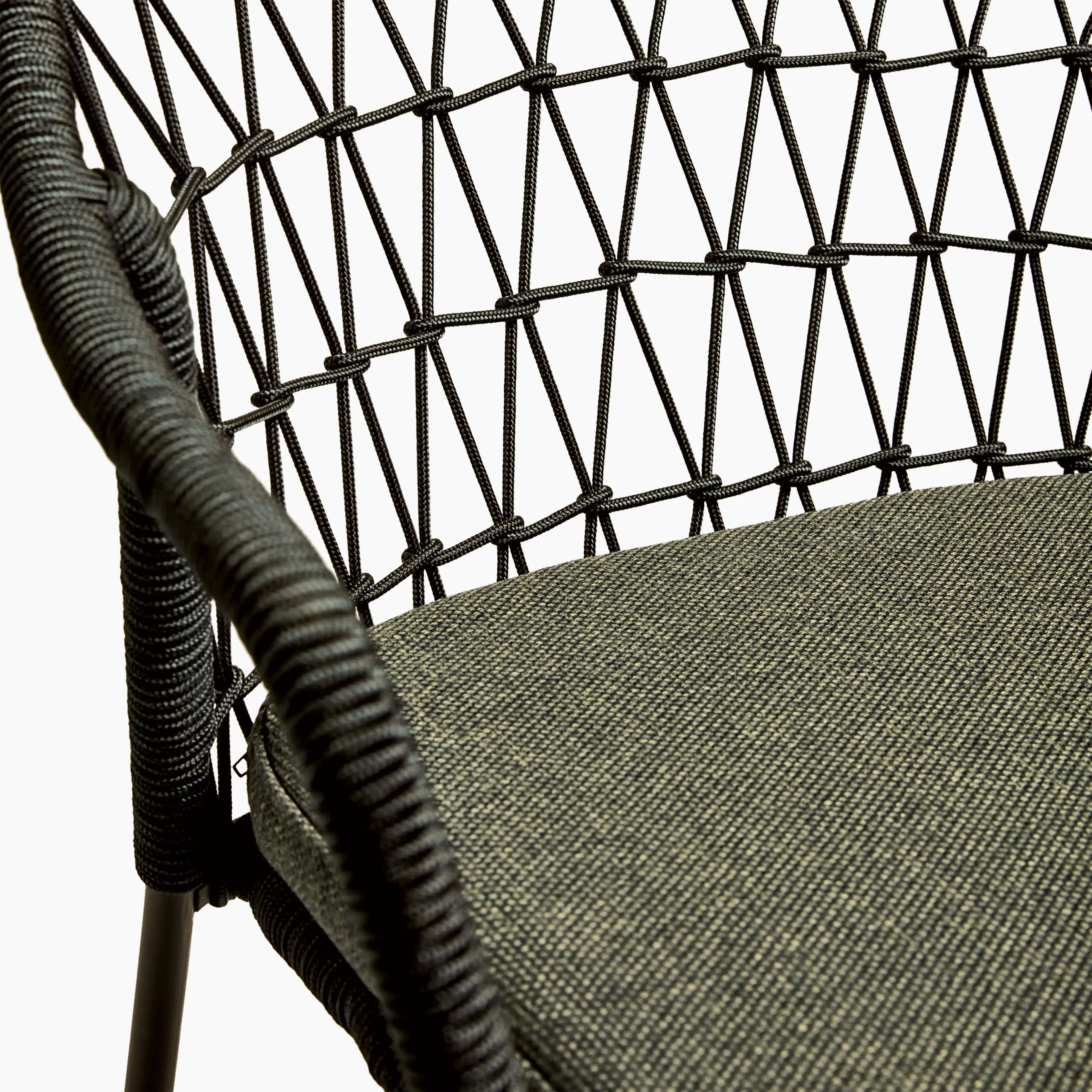 Milan Carver Dining Chair | Anthracite Grey & Black - Image 5