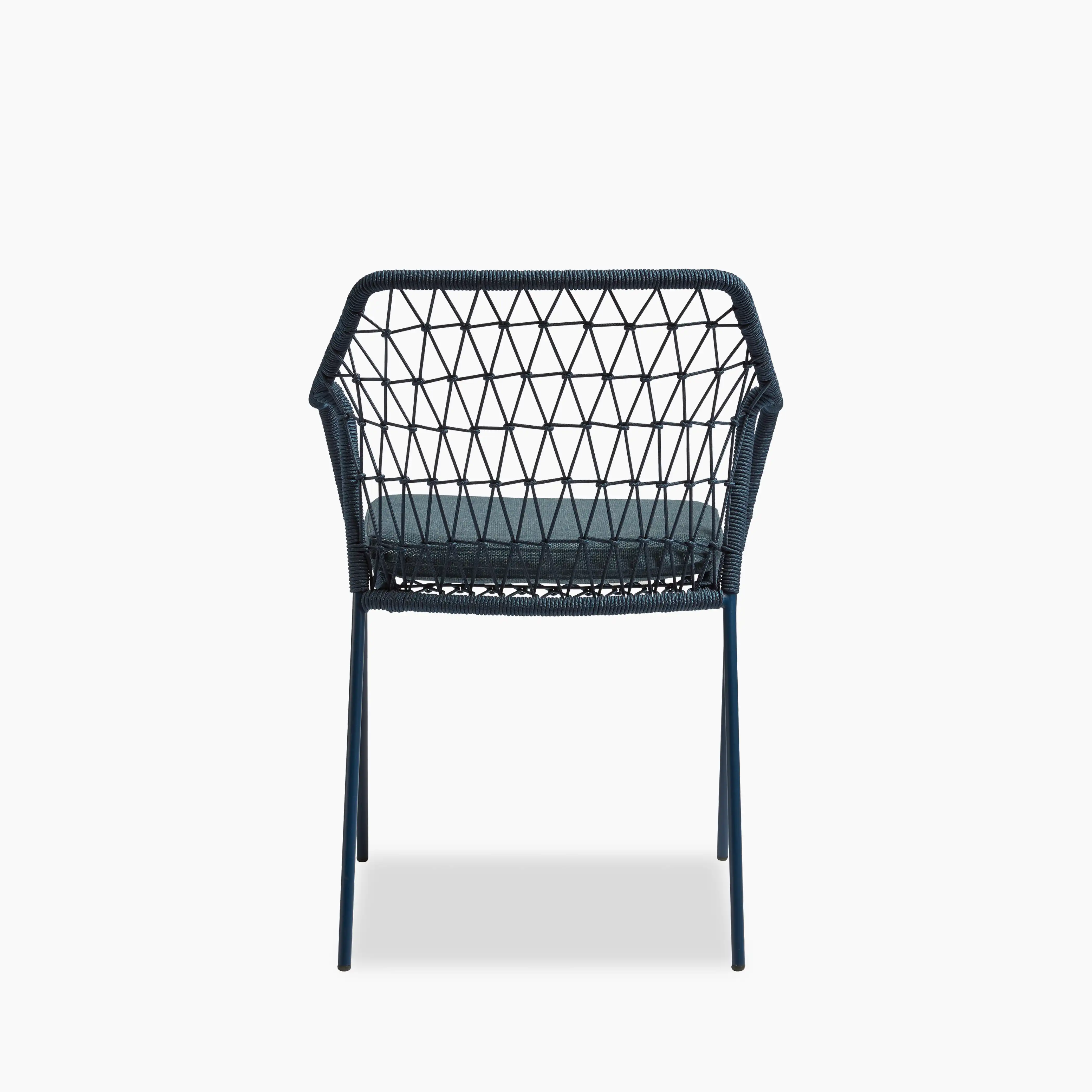 Milan Carver Dining Chair | Blue & Black - Image 3