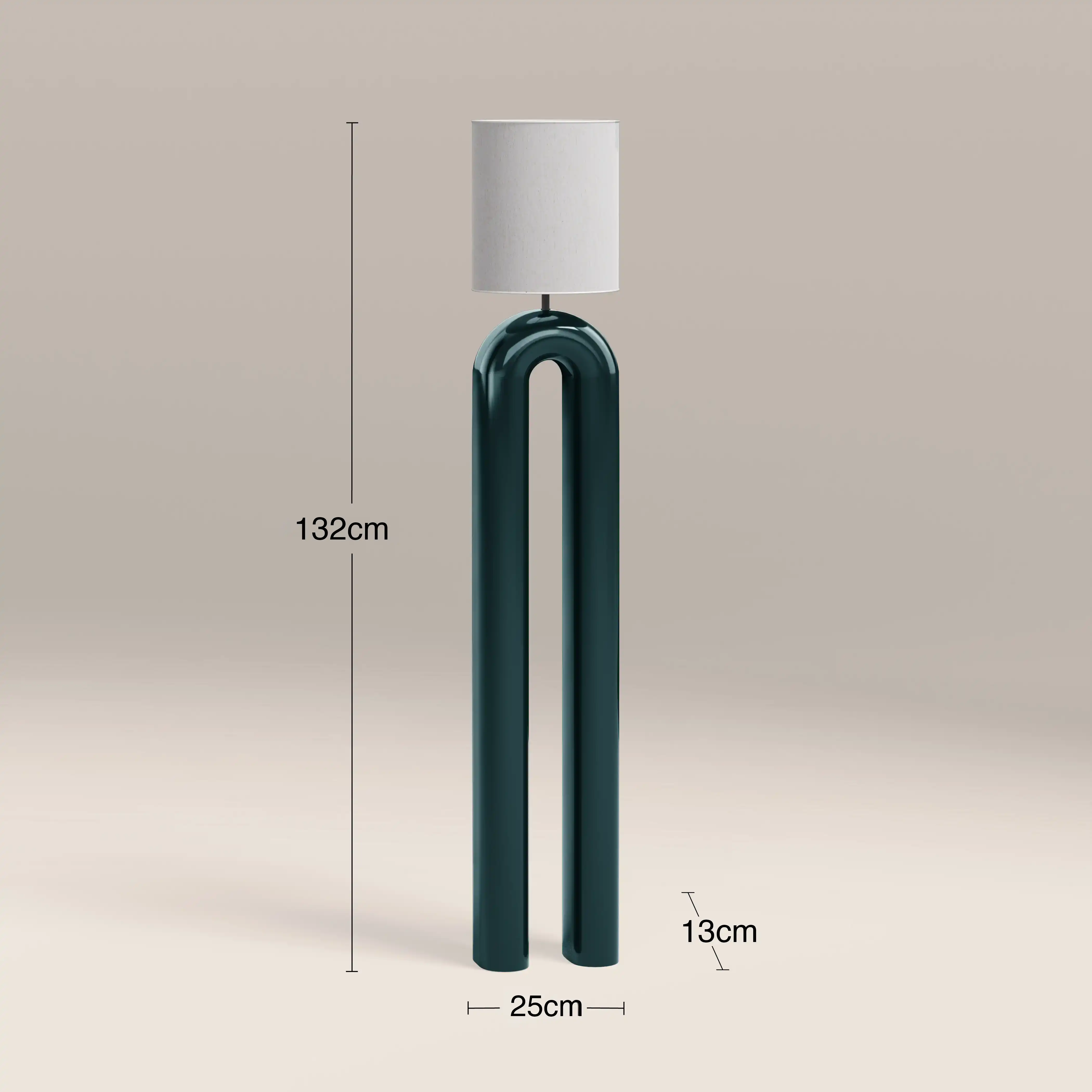 Millau Floor Lamp | High Gloss Emerald Green - Image 4