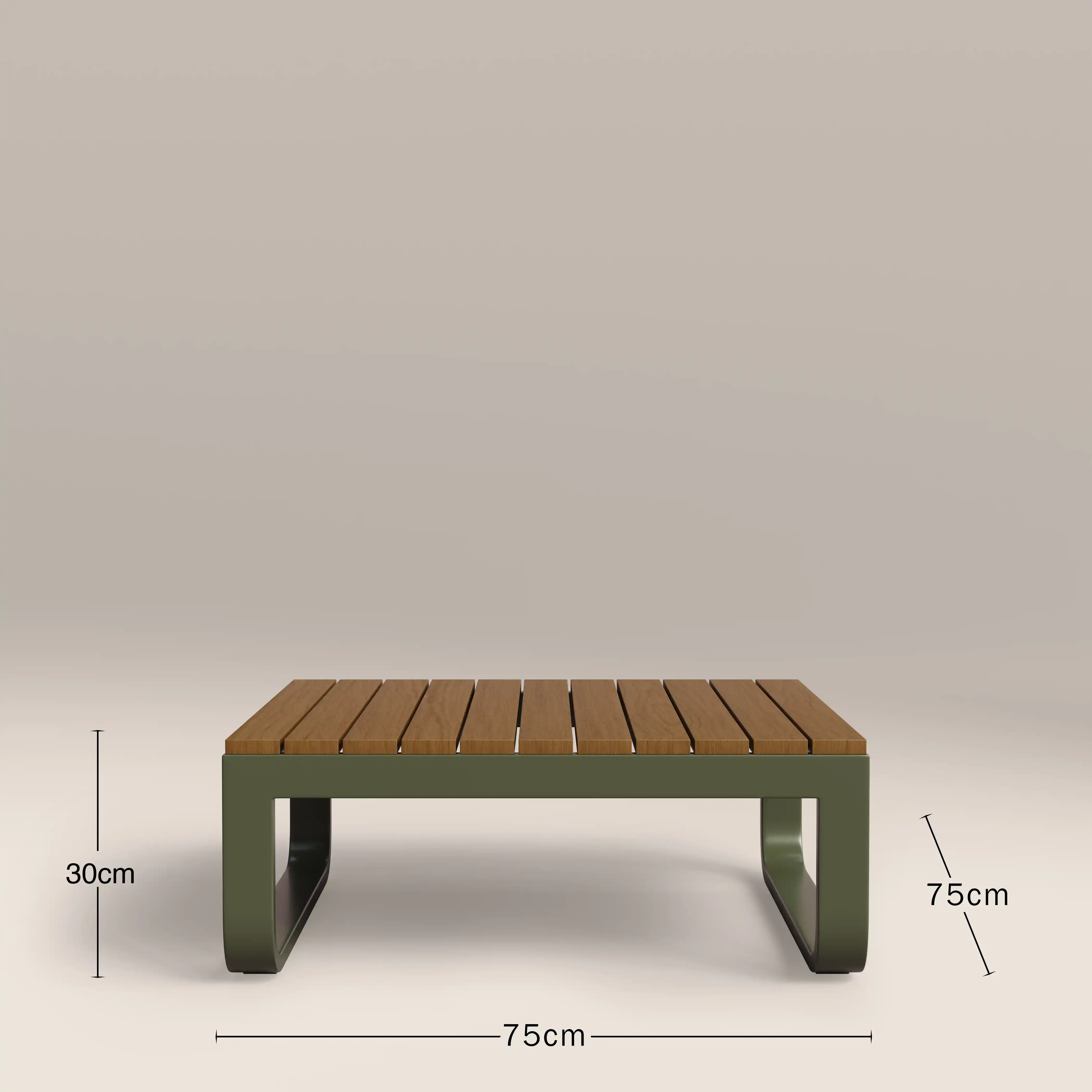 Milo Garden Corner Sofa Set | Natural & Moss Green - Image 7