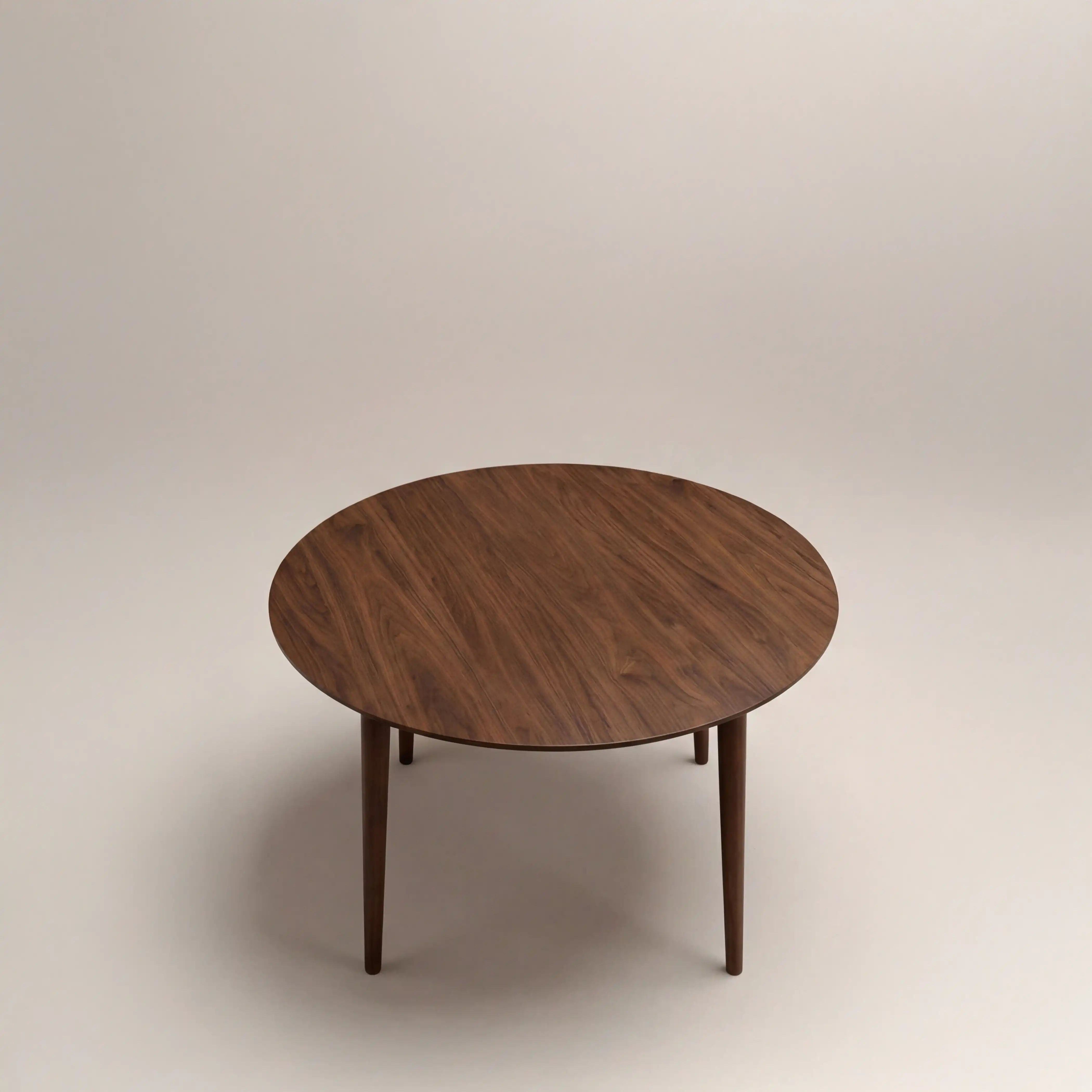 Montreux 4-6 Seat Round Wooden Extendable Dining Table | Walnut - Image 4