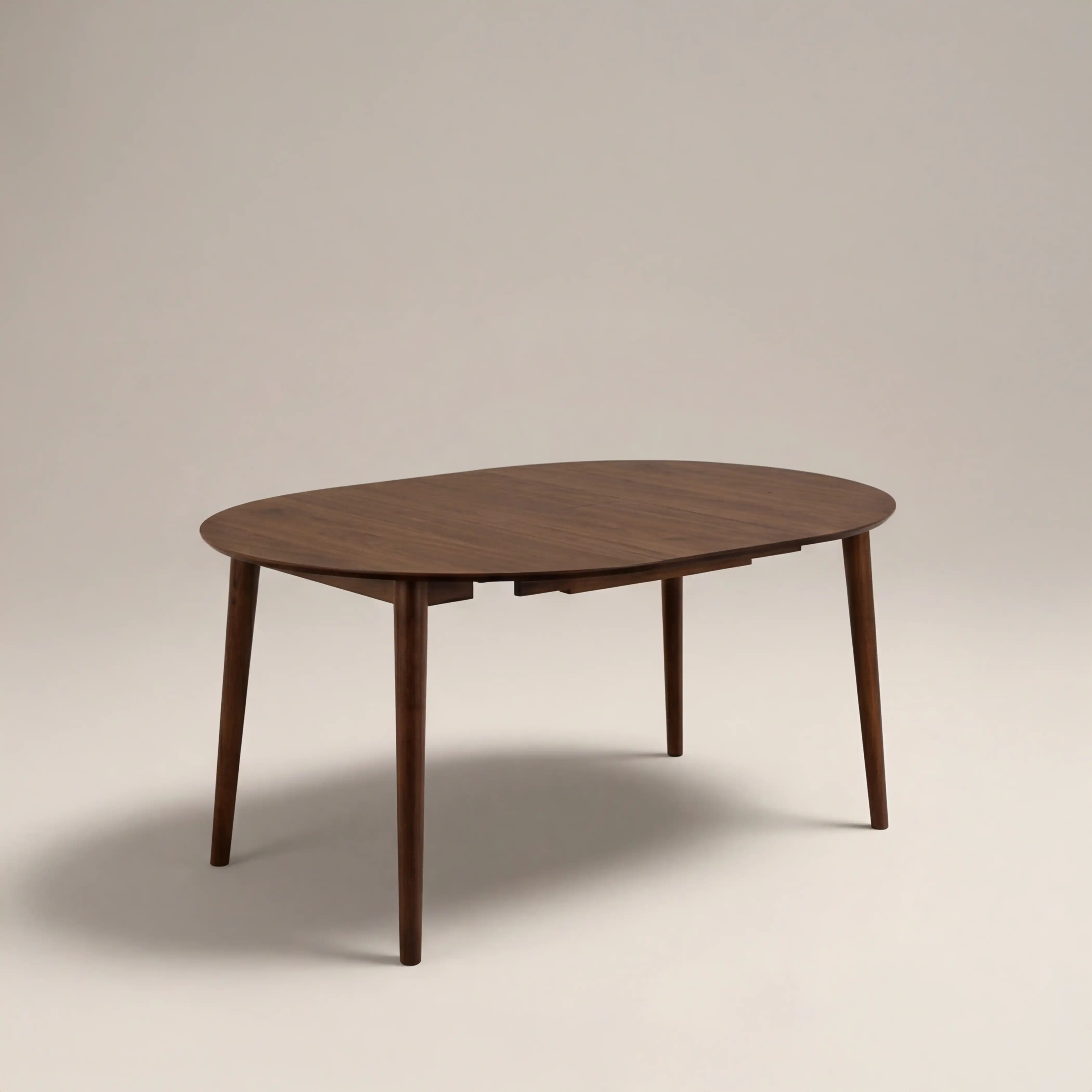 Montreux 4-6 Seat Round Wooden Extendable Dining Table | Walnut - Image 6
