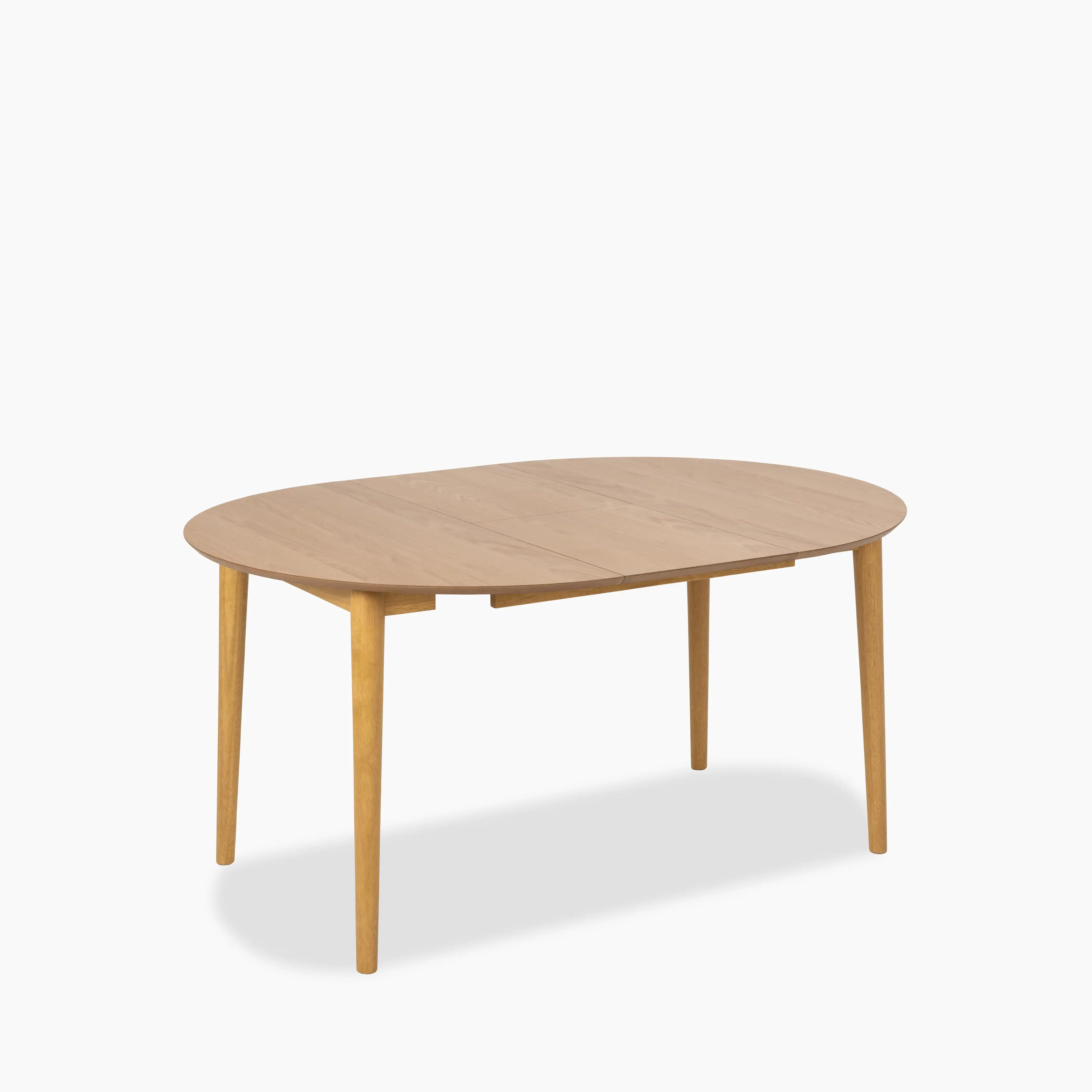 Montreux 4-6 Seat Round Wooden Extendable Dining Table | Oak - Image 3