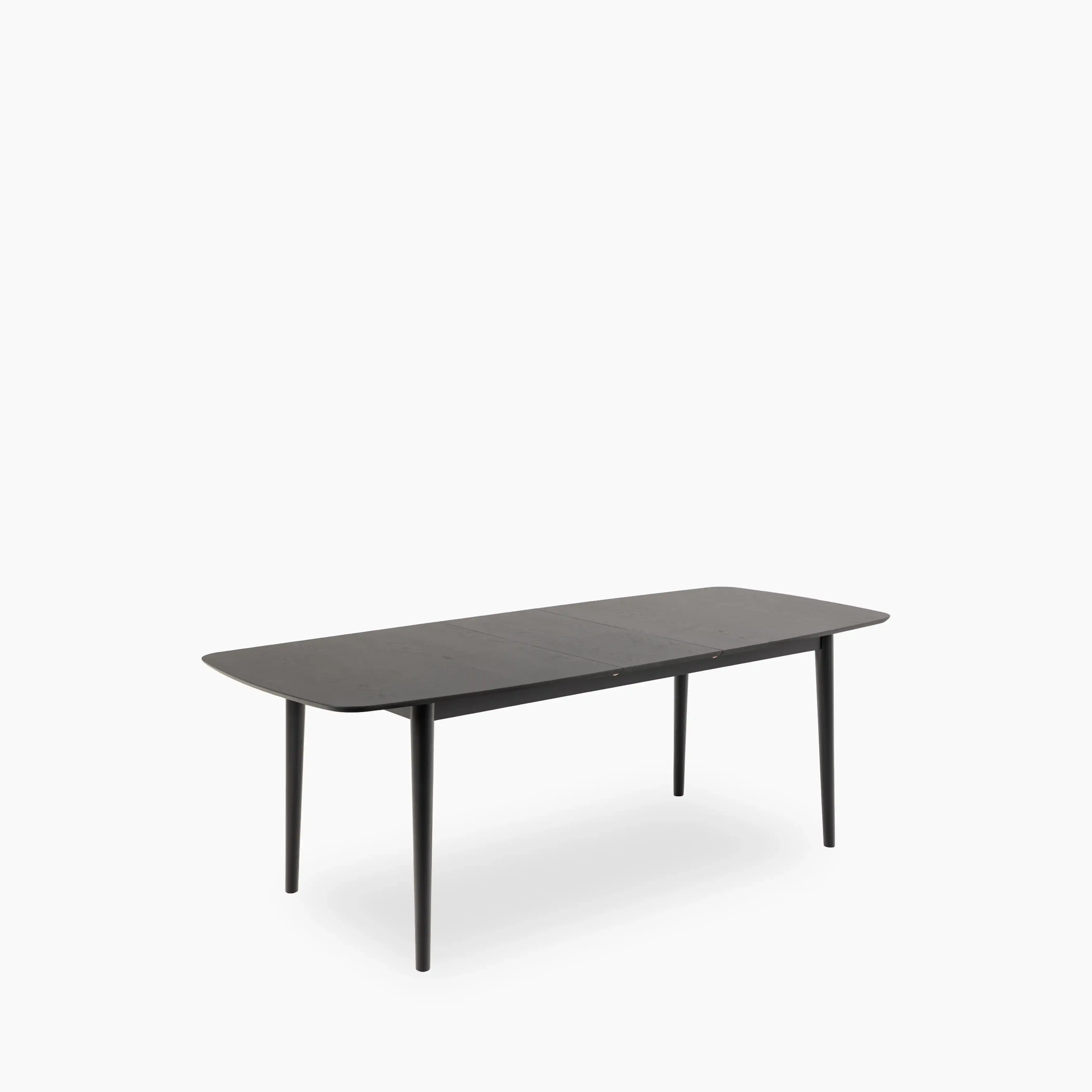 Montreux 6-10 Seat Rectangle Wooden Extendable Dining Table | Black - Image 3