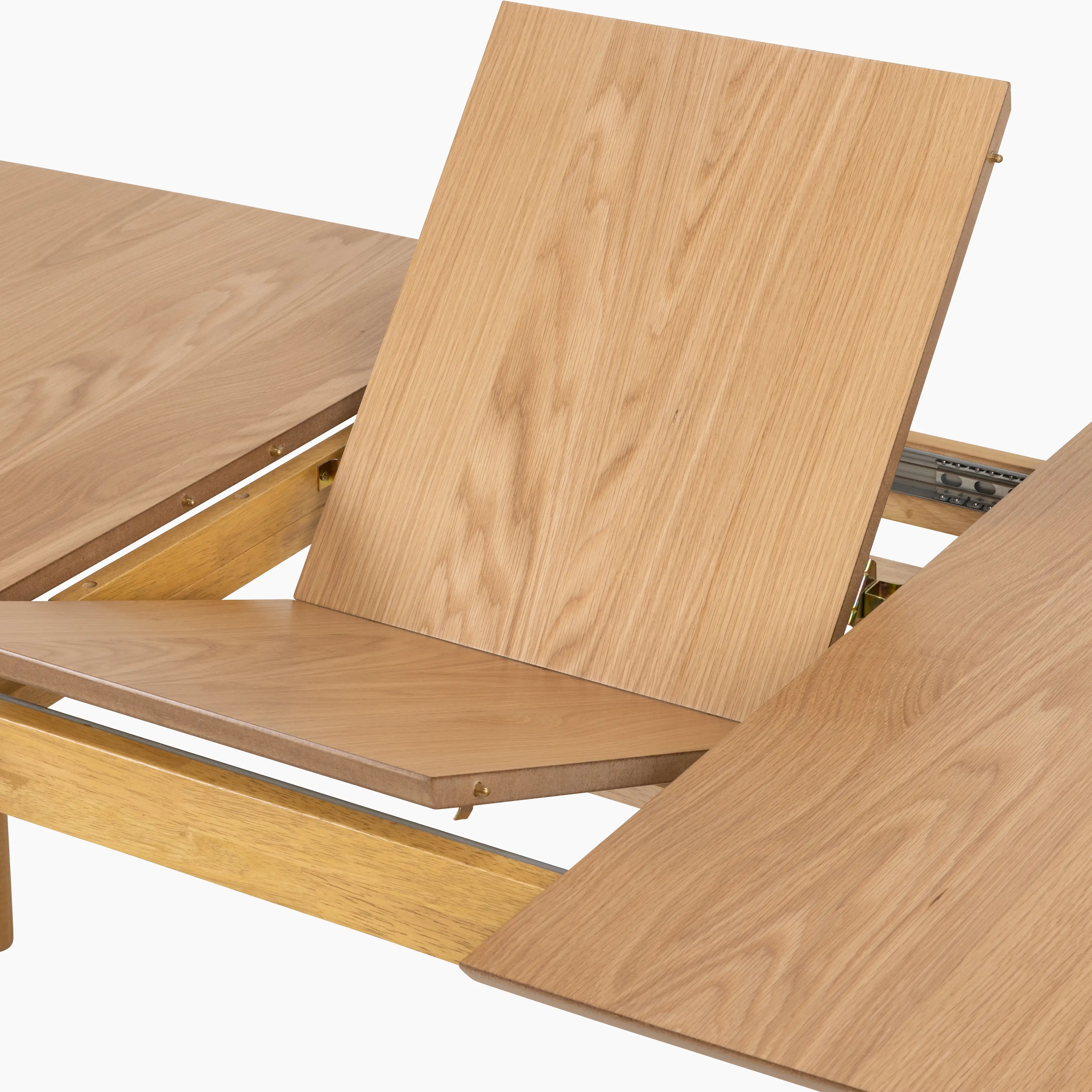 Montreux 6-10 Seat Rectangle Wooden Extendable Dining Table | Oak - Image 5