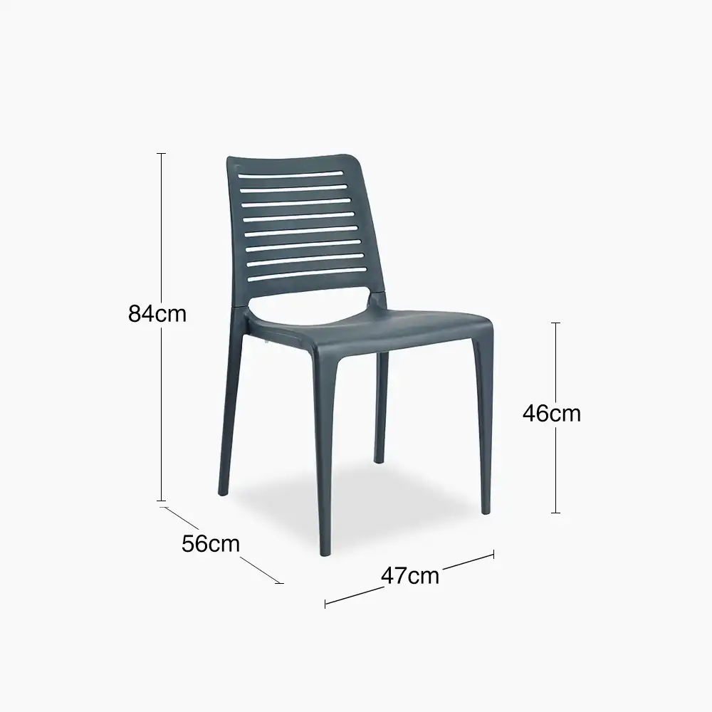 Murphy Dining Chair | Anthracite Grey - Image 4