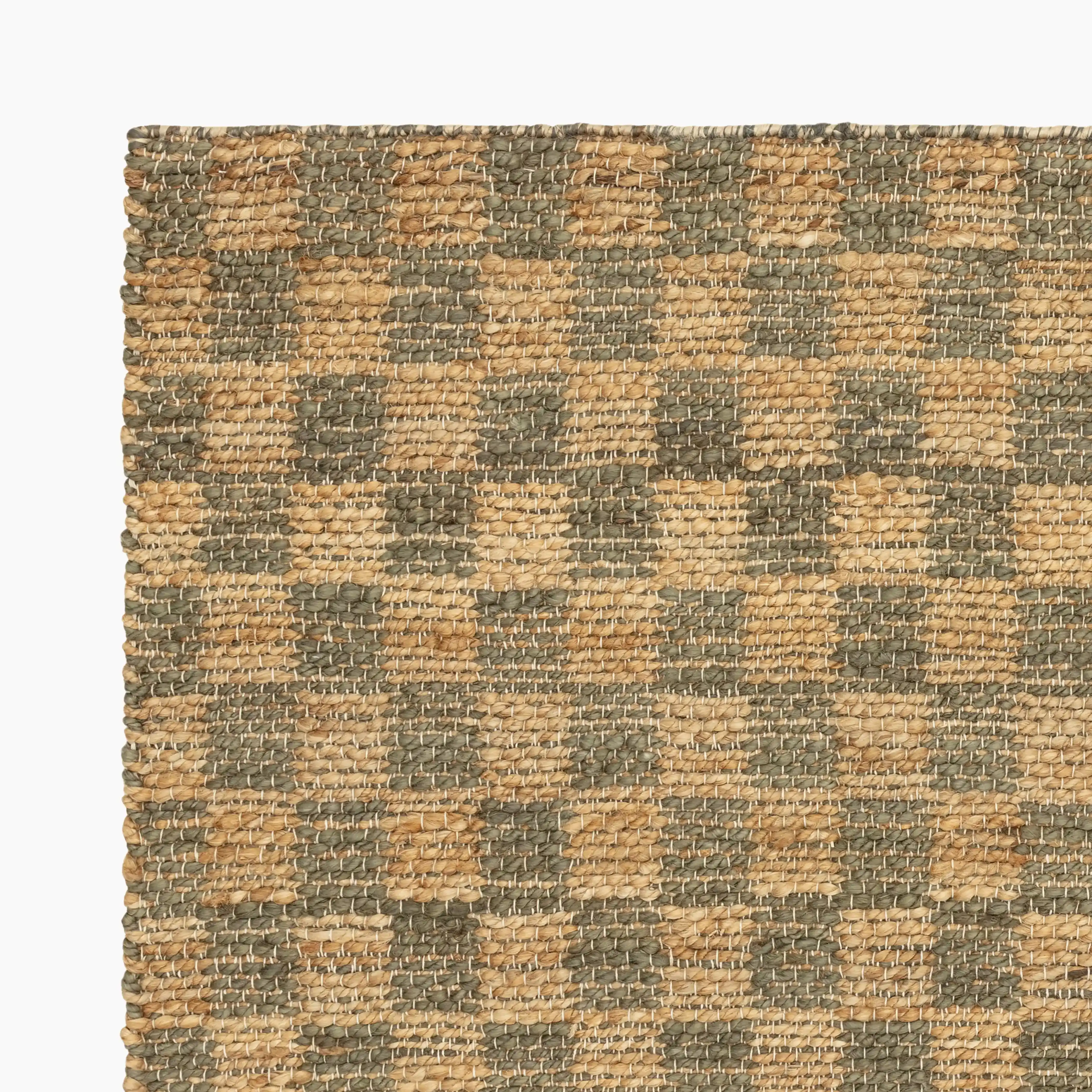 Naturi Handwoven Jute Rug | Olive Green - Image 2