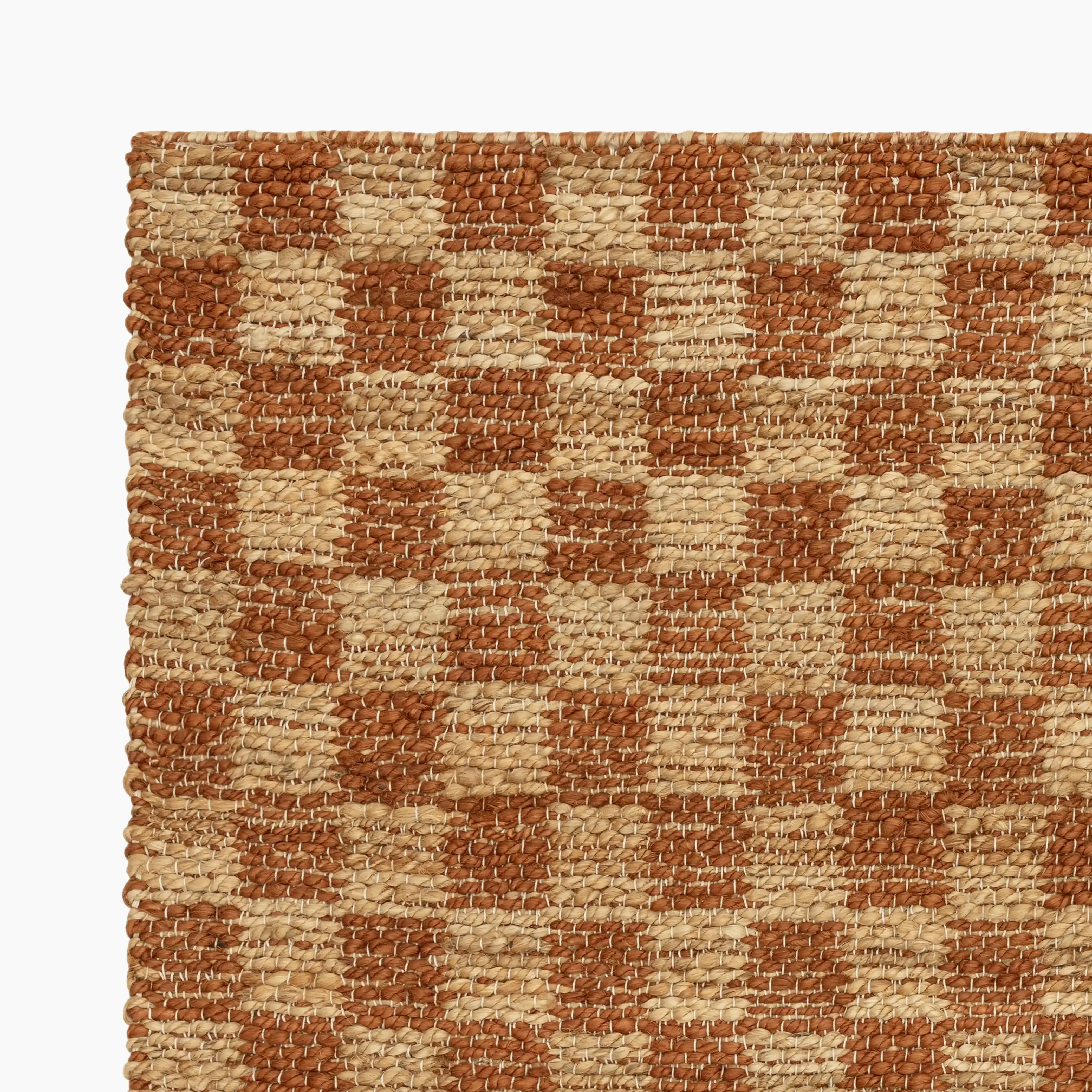 Naturi Handwoven Jute Rug | Rust - Image 2