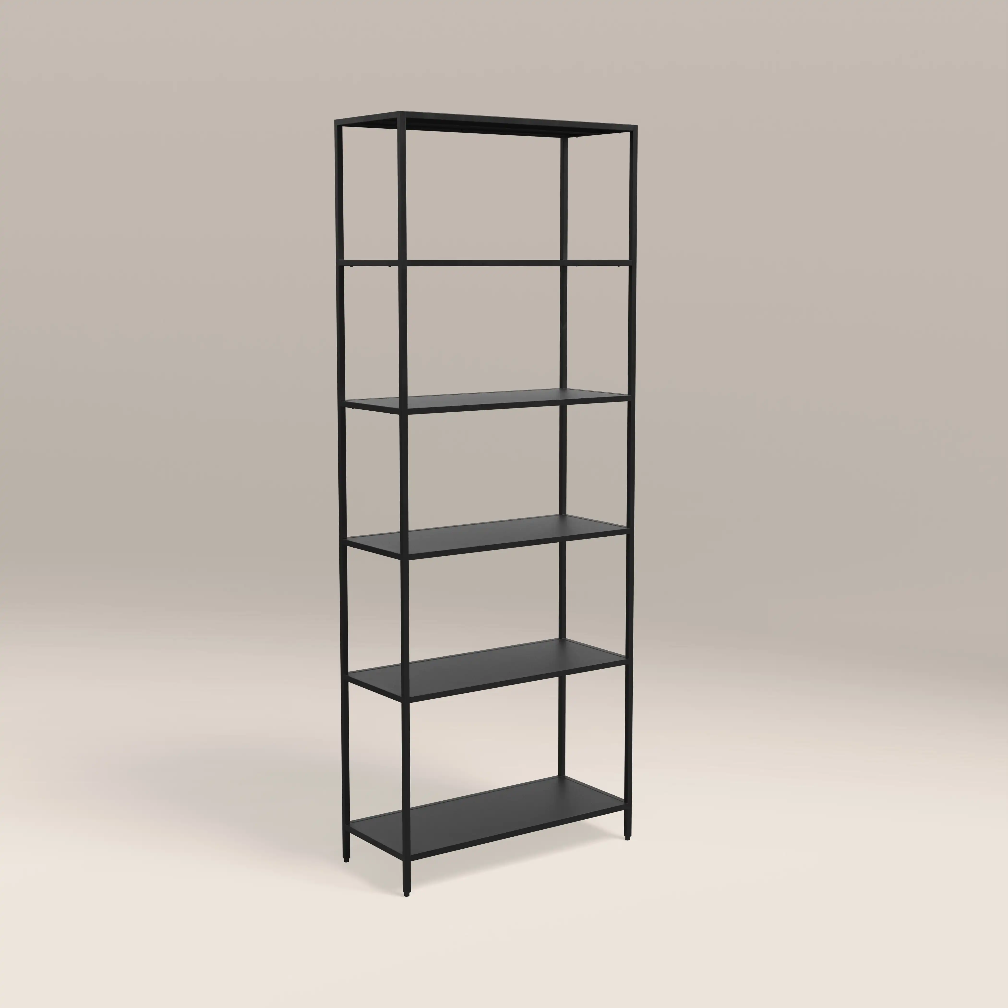 Newcastle Tall Bookcase | Black - Image 2