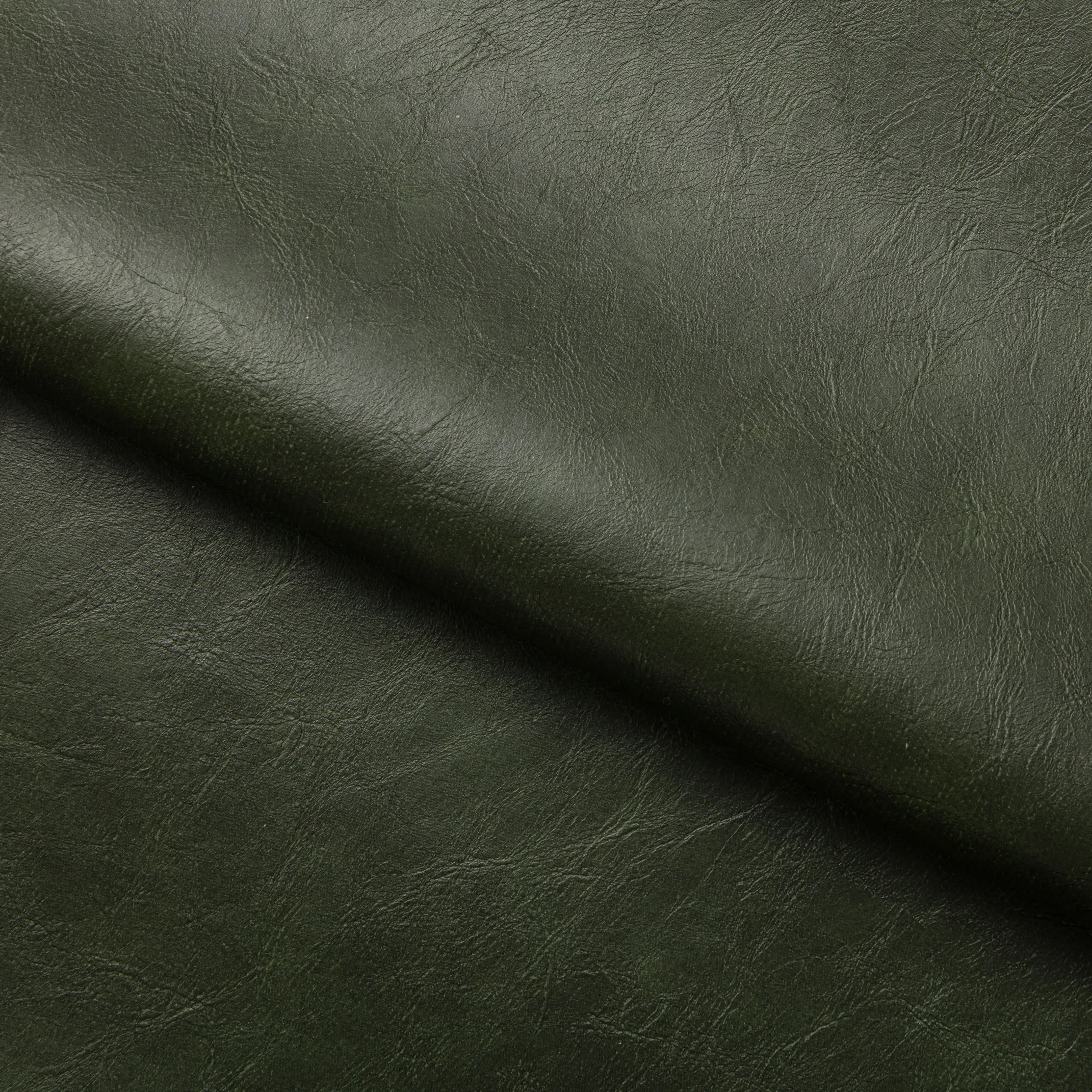Nobu Bar Stool | Vintage Green Faux Leather & Walnut - Image 3