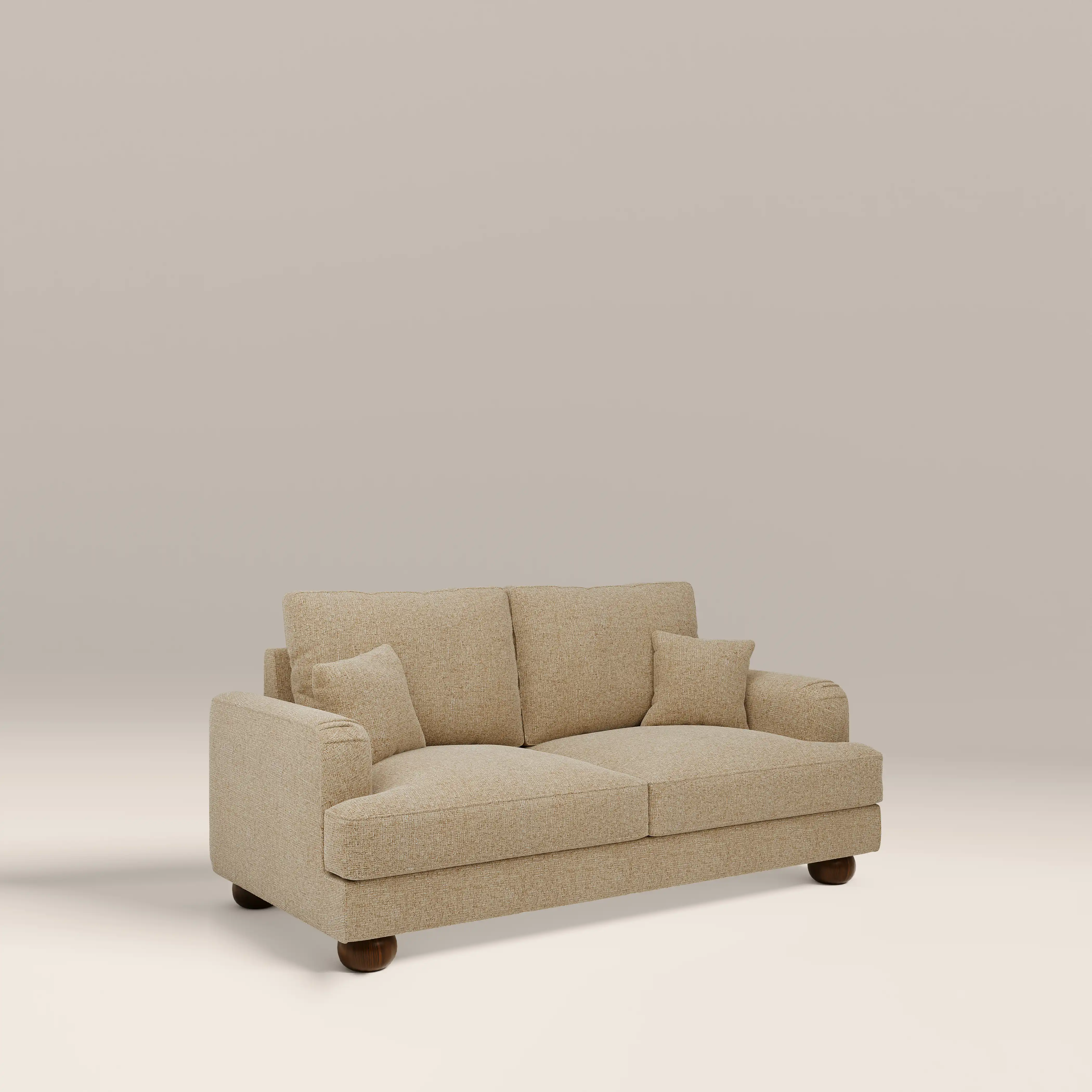 Nola 2 Seater Sofa | Speckled Latte Boucle - Image 2
