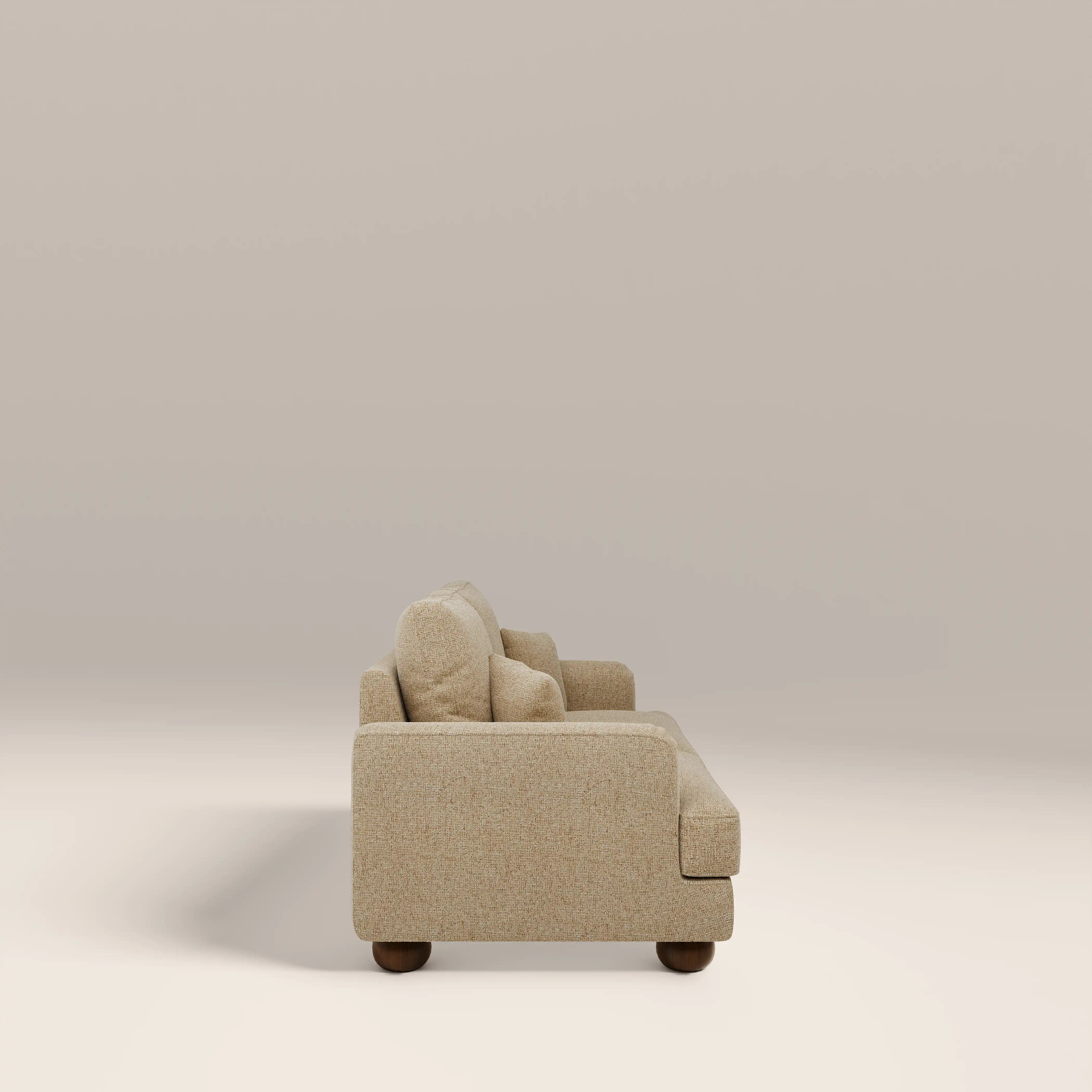 Nola 2 Seater Sofa | Speckled Latte Boucle - Image 4
