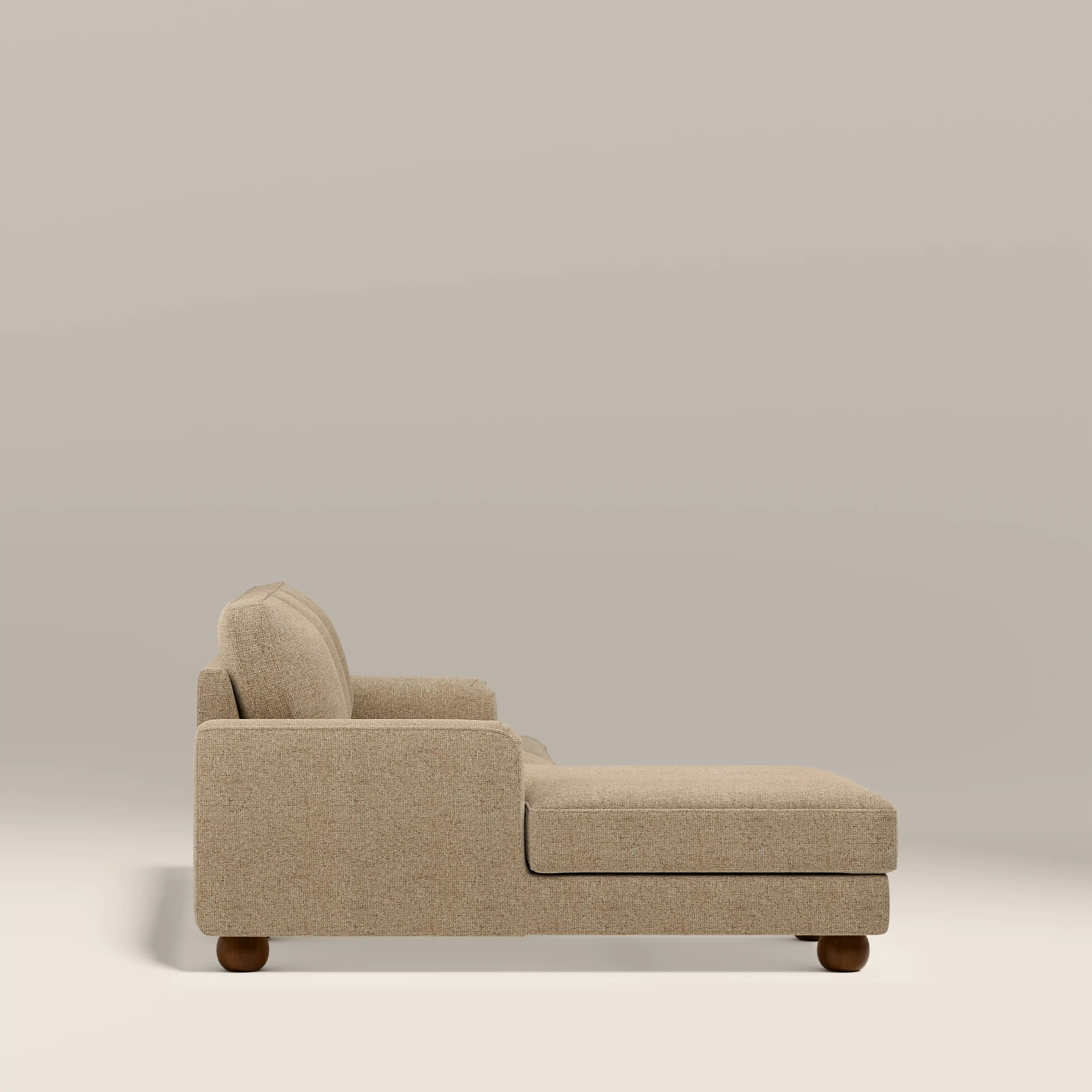 Nola Left Hand Chaise Sofa | Speckled Latte Boucle - Image 4
