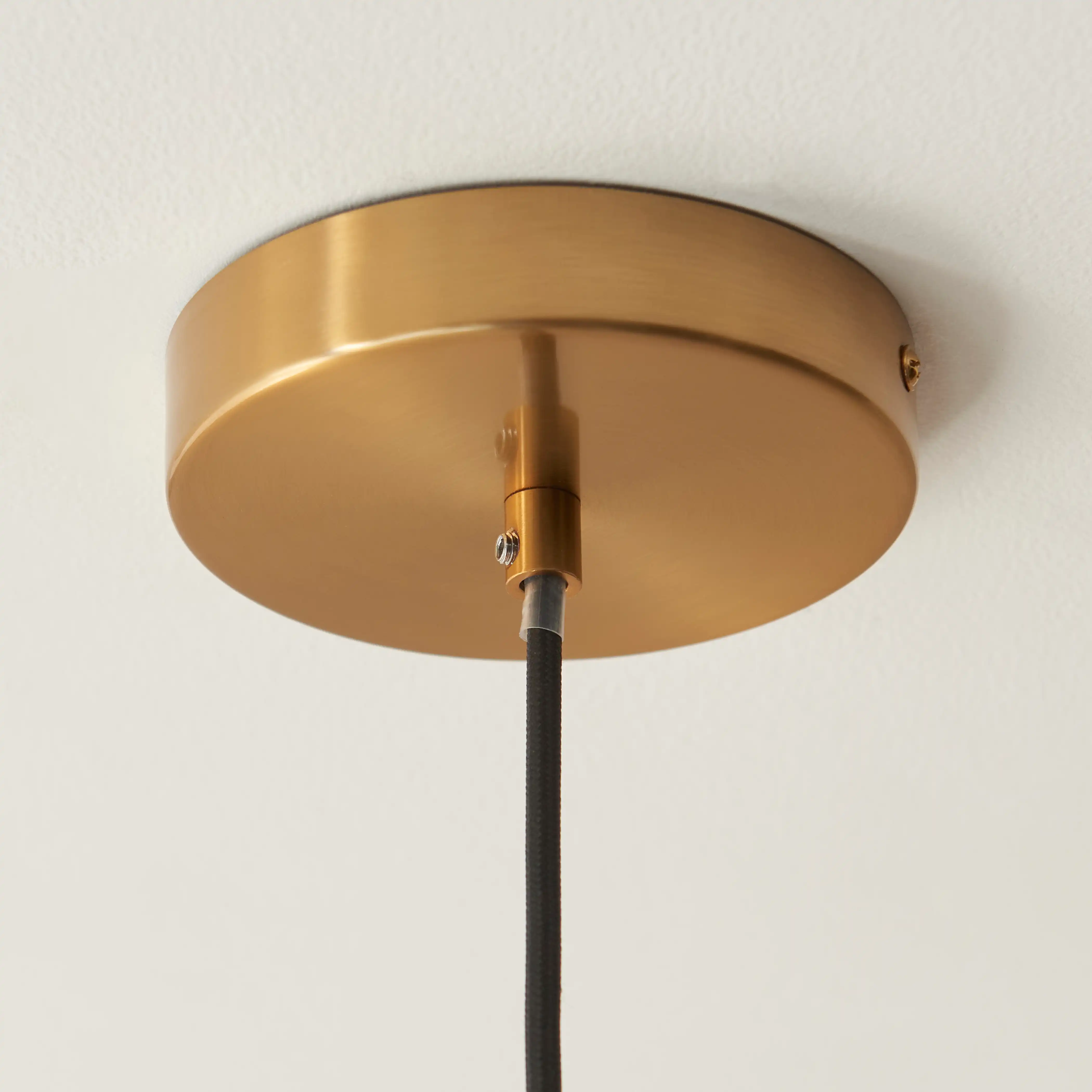 Nolan Pendant Light | Natural Travertine & Brass - Image 5