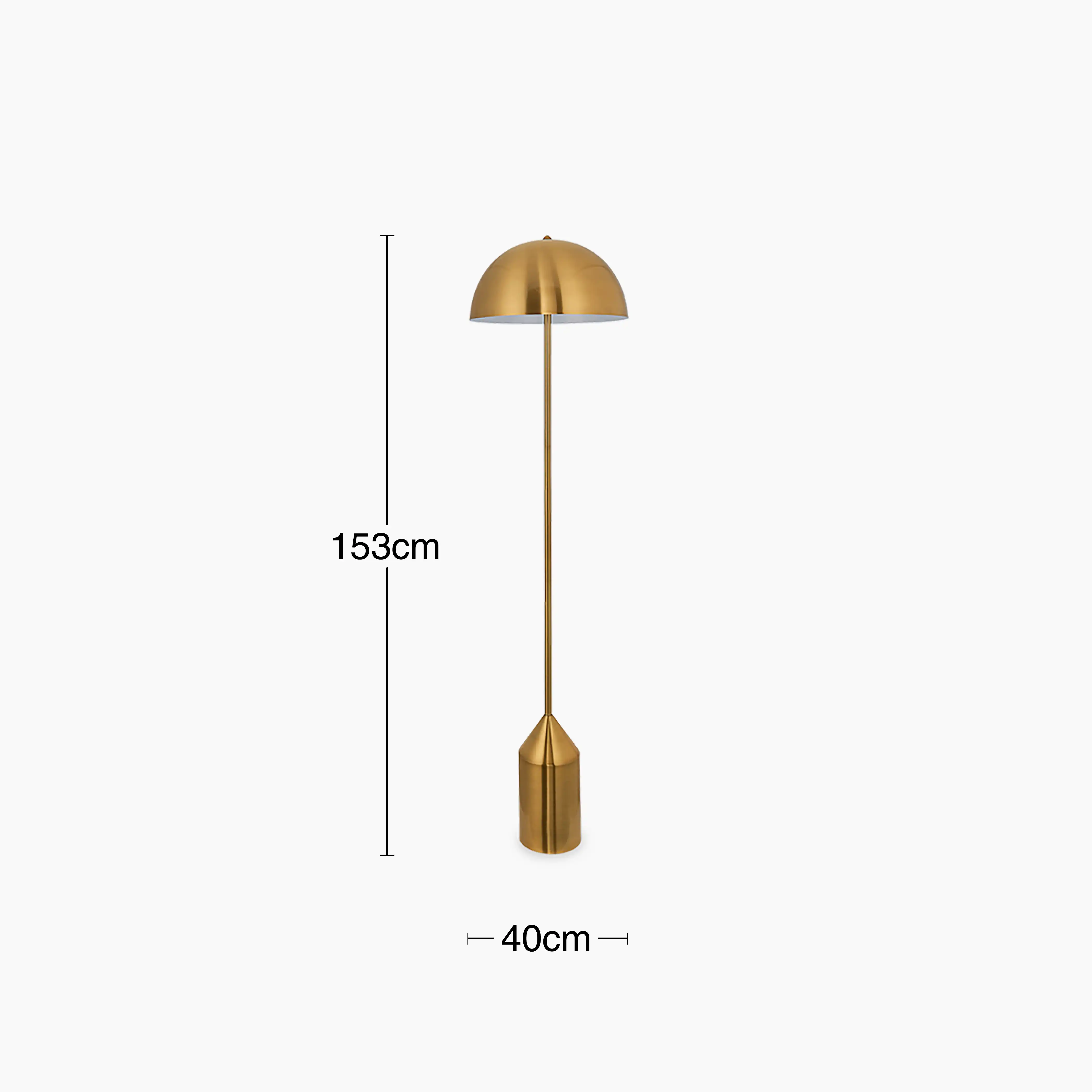 Nova Floor Lamp | Brushed Brass - Image 9
