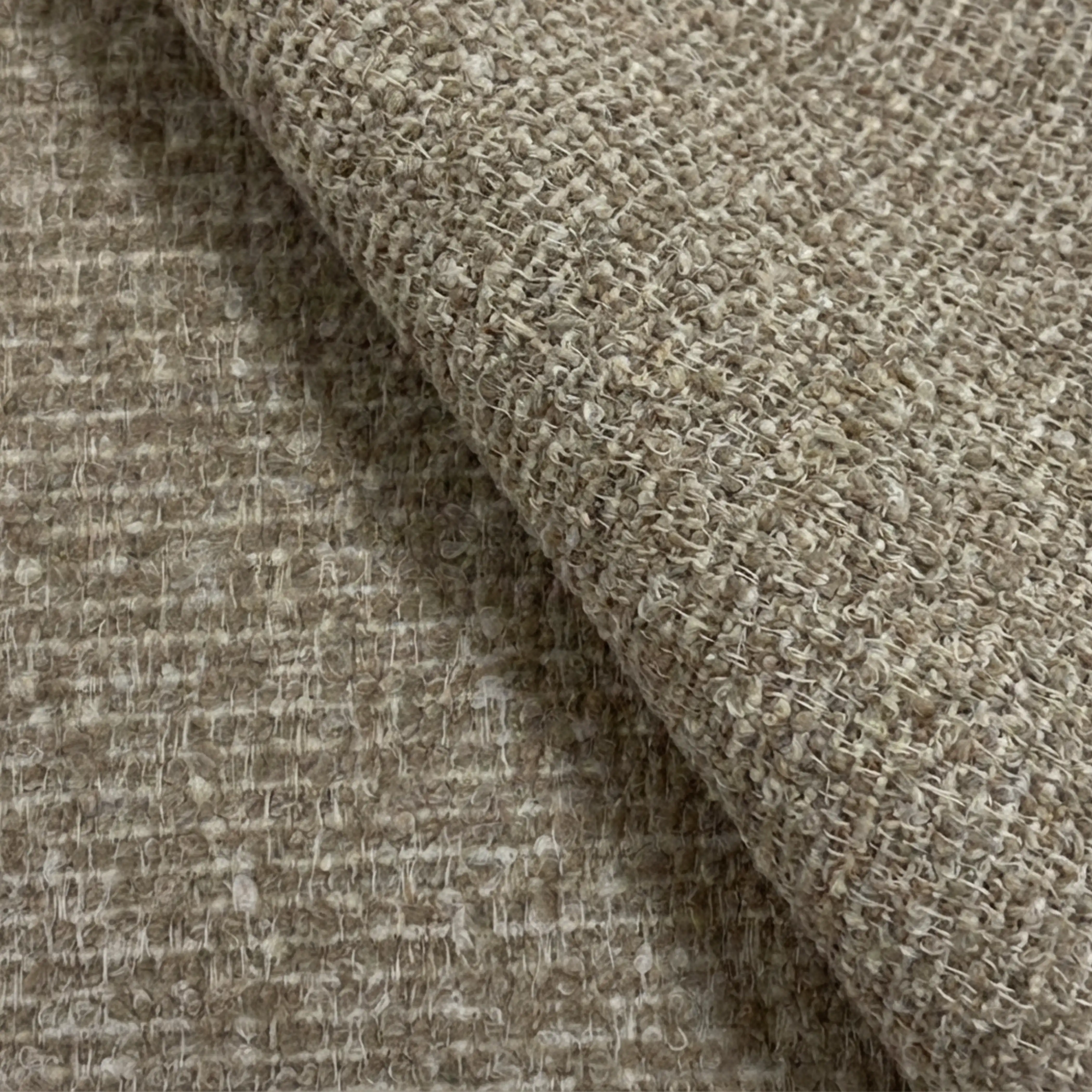 Odessa Garden Bistro Lounge Set |  Natural Boucle & Charcoal Black - Image 3