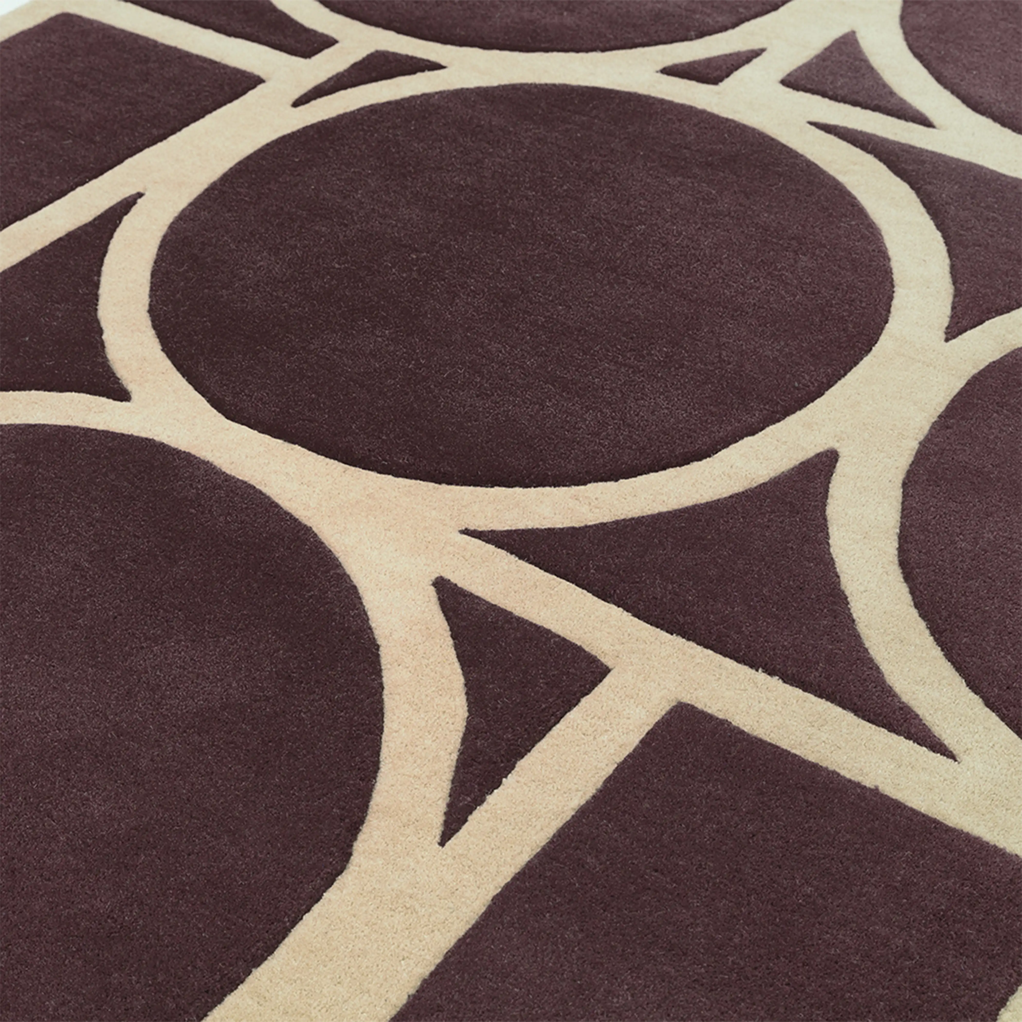 Orson Hand Tufted Rug | Plum - Image 2