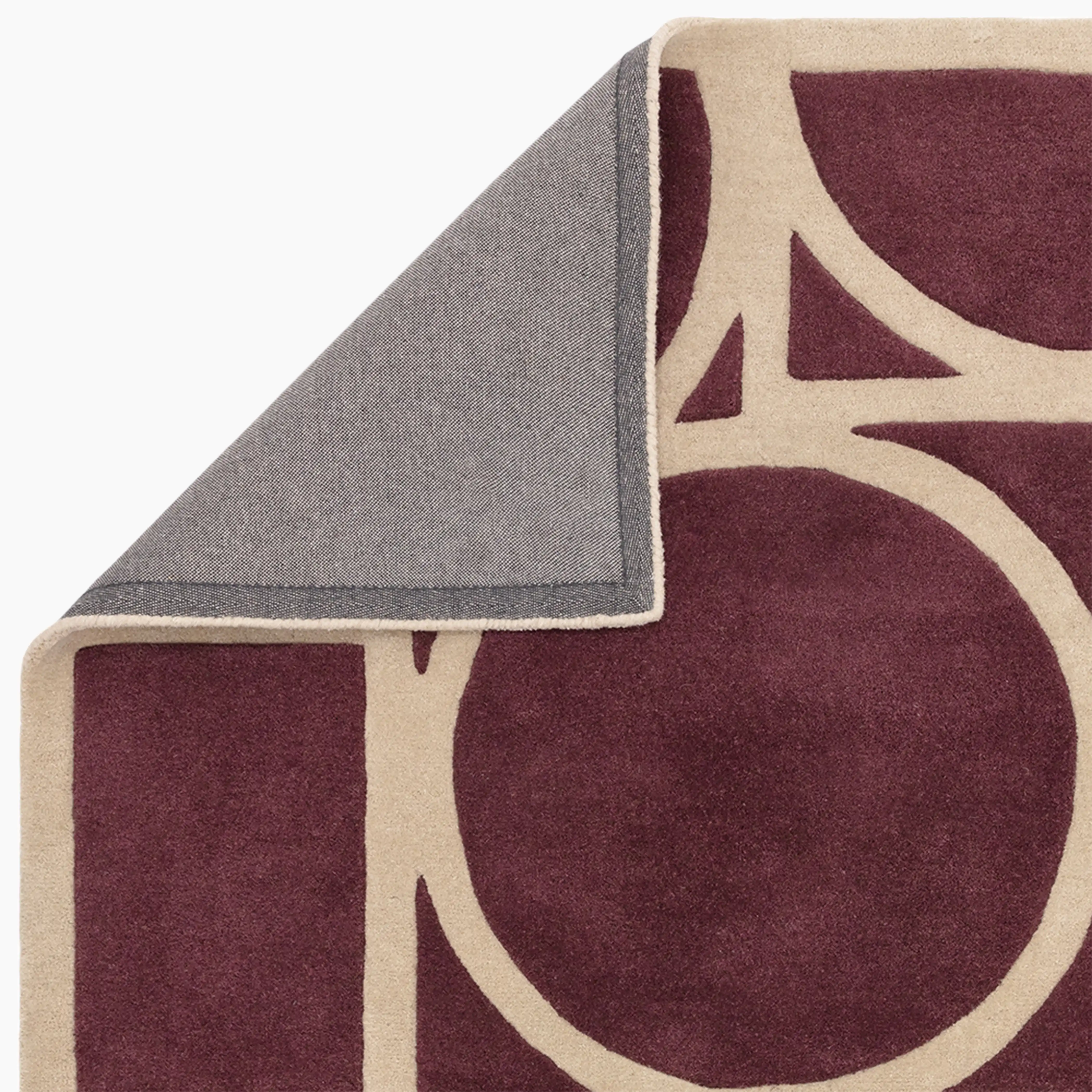 Orson Hand Tufted Rug | Plum - Image 5