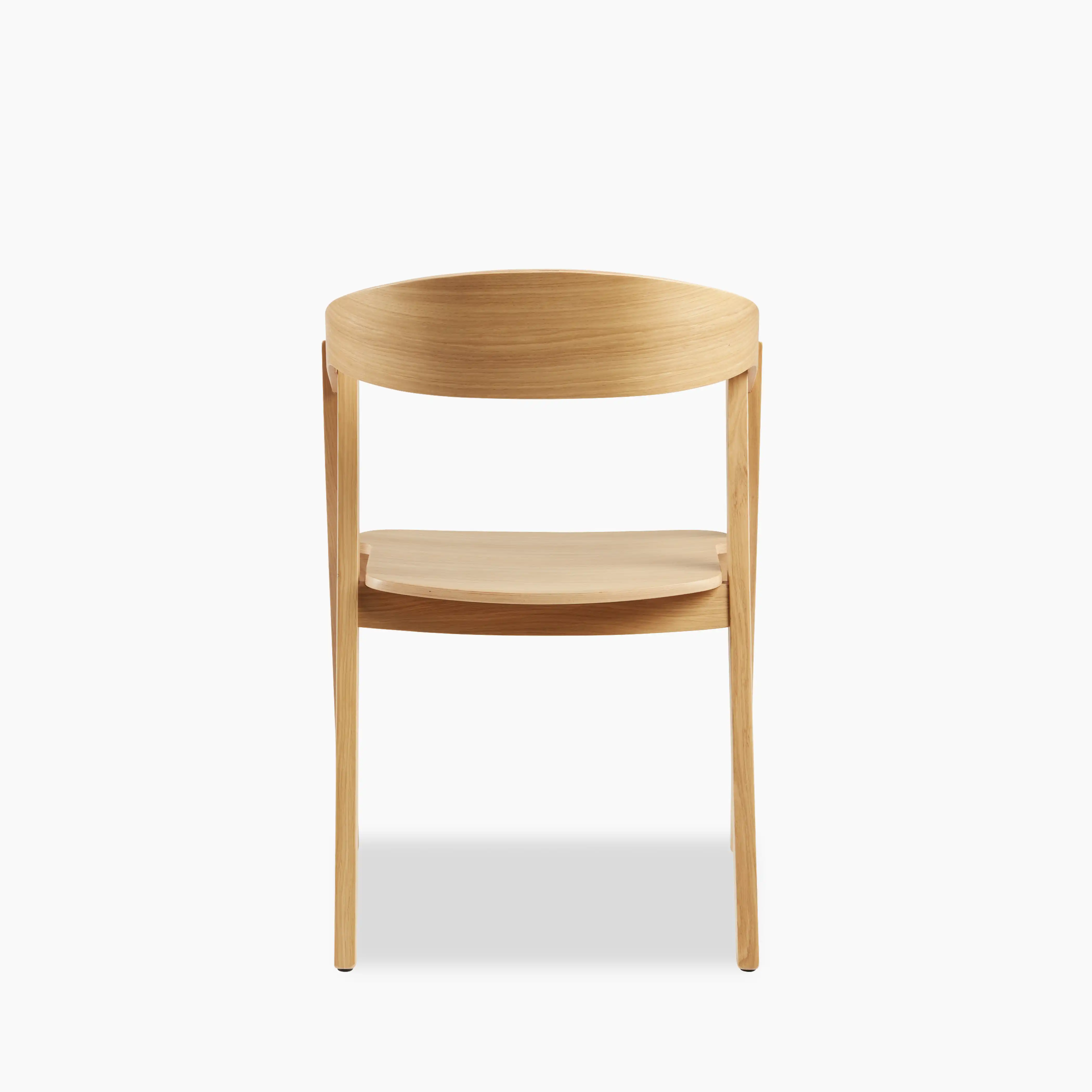 Osaka Stackable Wooden Carver Dining Chair | Oak - Image 3